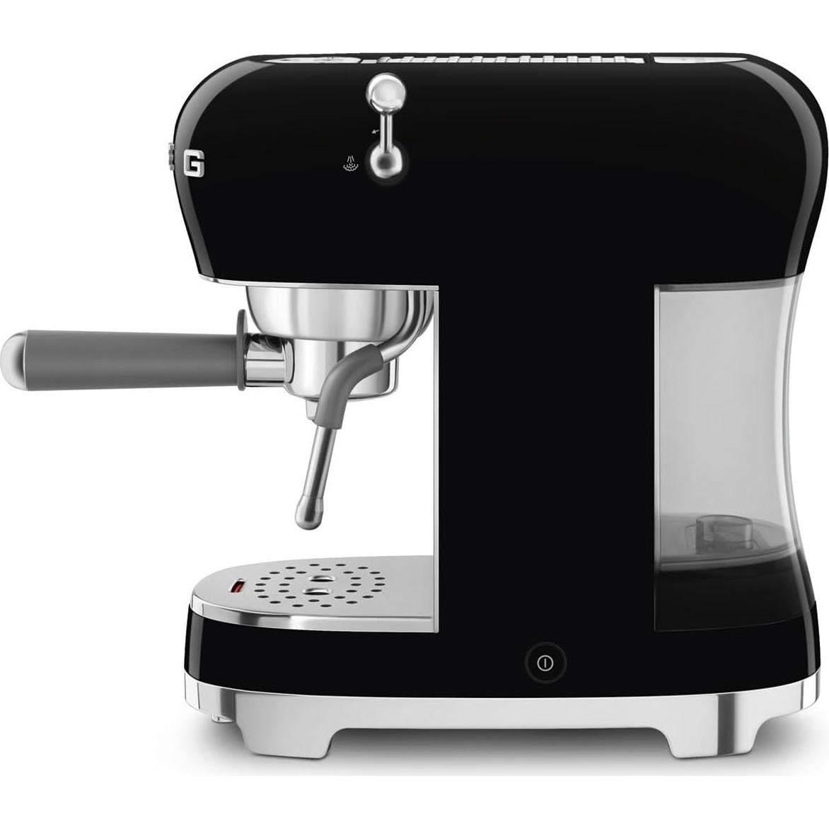 Máquina de Espresso Manual Smeg ECF02 15 Bares Negro