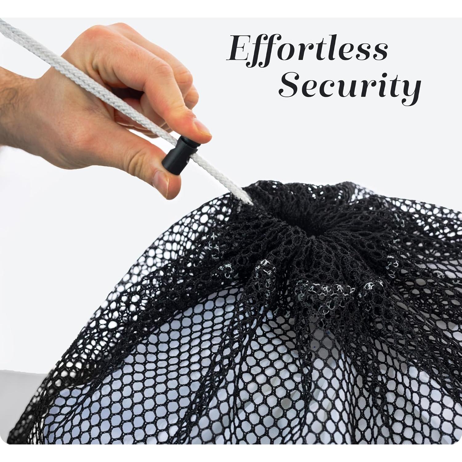 Bolsa de lavandería de malla XL Handy Laundry 61x91cm Negra