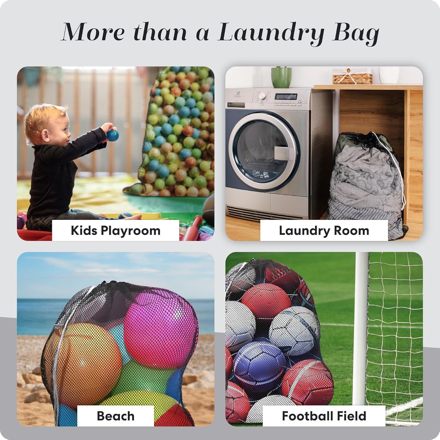 Bolsa de lavandería de malla XL Handy Laundry 61x91cm Negra