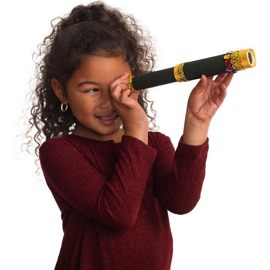 Set de 10 Telescopios Decorables para Niños - Descuento Suministros Escolares