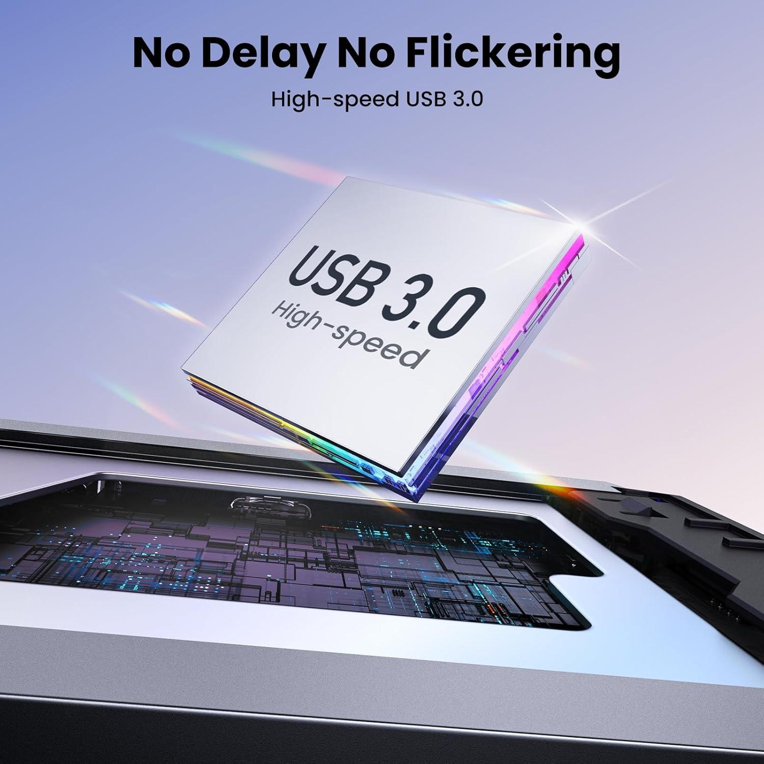 Tarjeta de Captura UGREEN 4K@60Hz HDMI USB 3.0 para Streaming