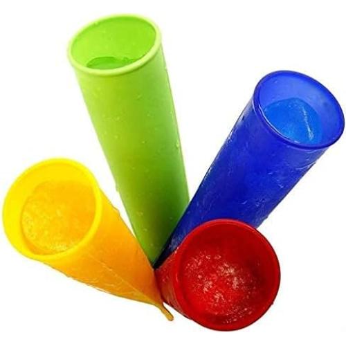 Moldes de Paletas de Silicona iNeibo - Set de 10 - Grado Alimenticio