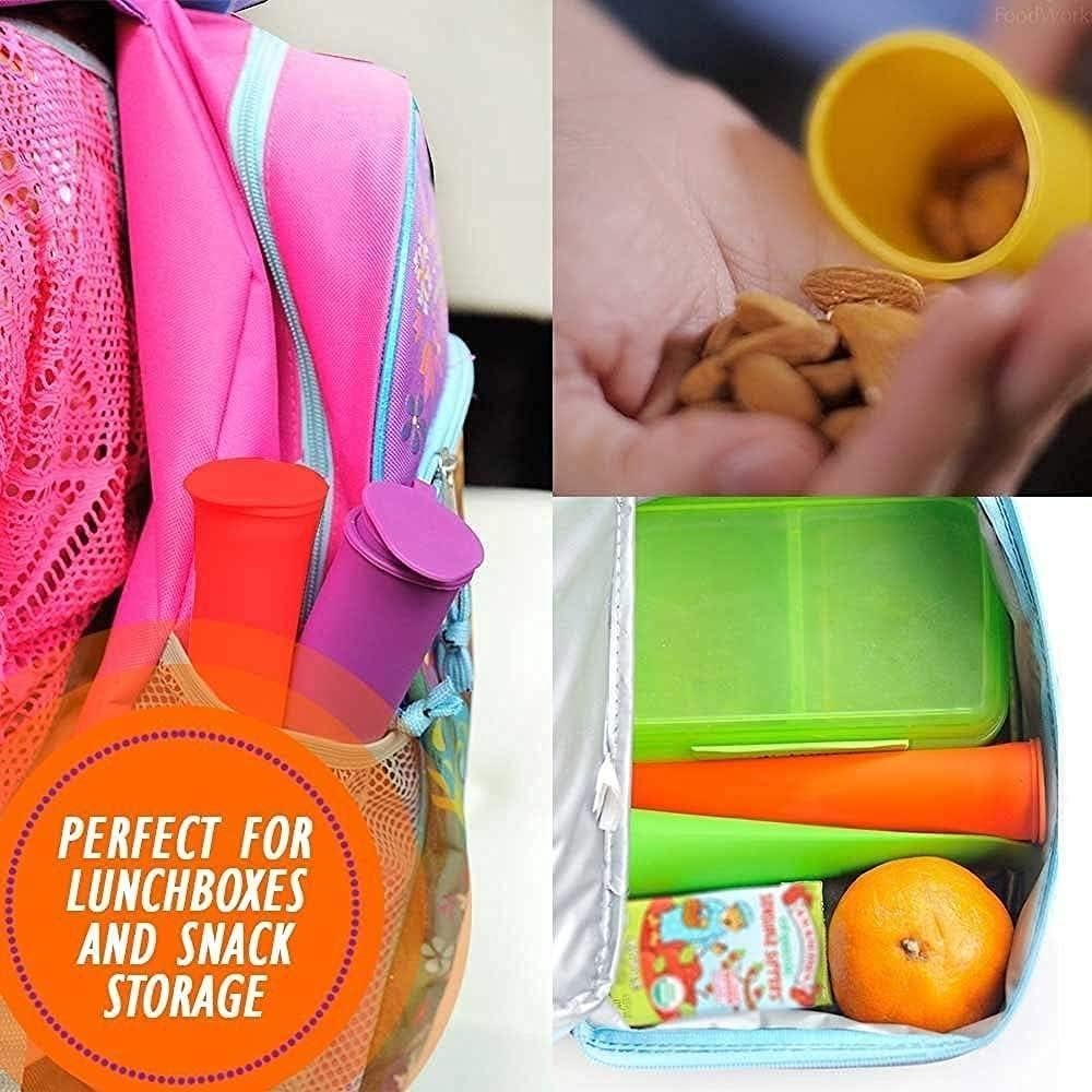 Moldes de Paletas de Silicona iNeibo - Set de 10 - Grado Alimenticio