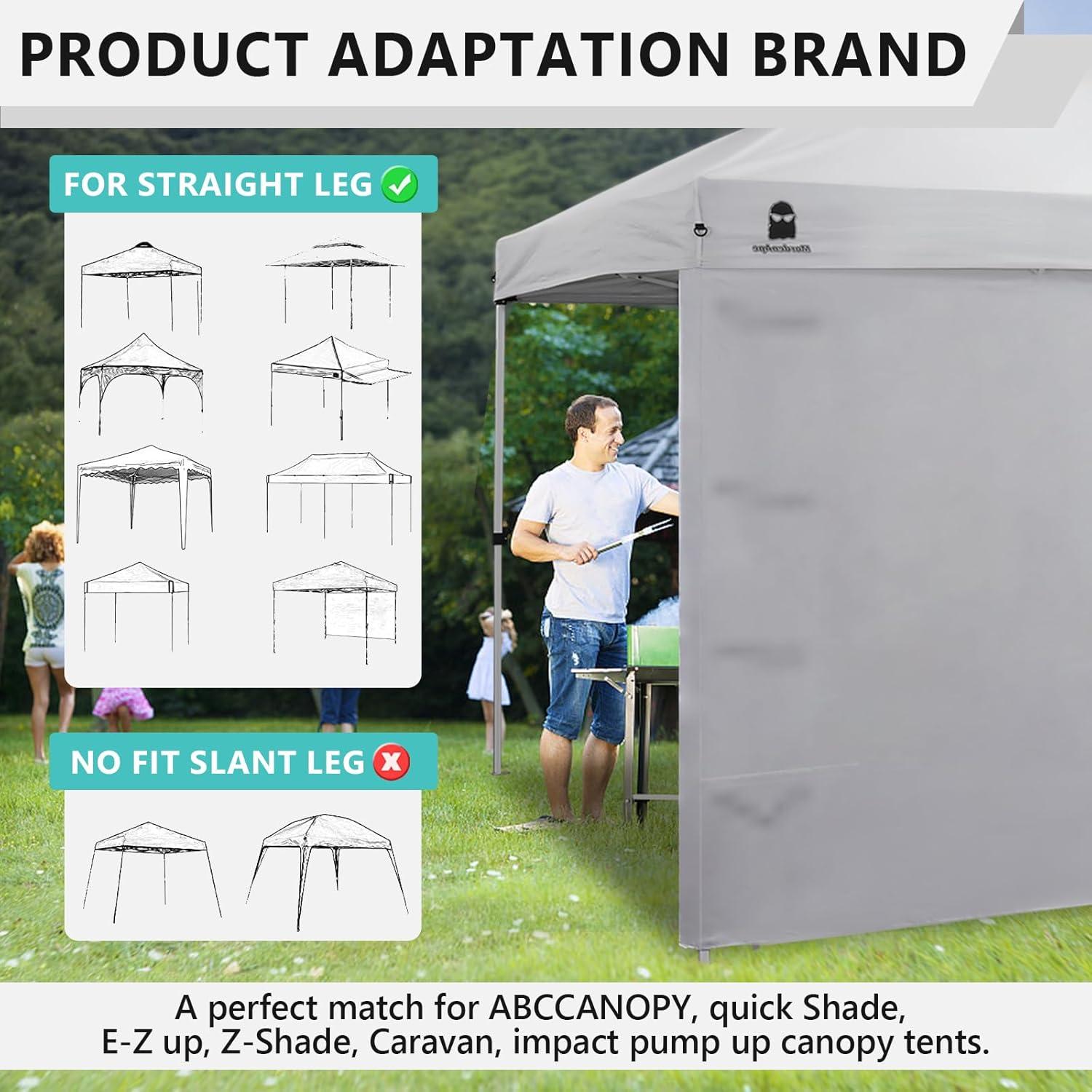 Pared Lateral de Sombra MordenApe para Toldo 10x10, Impermeable