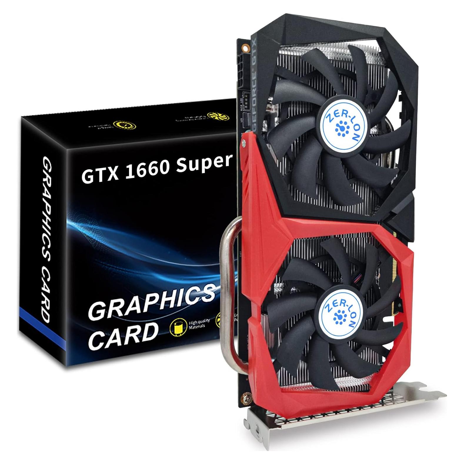 Tarjeta Gráfica ZER-LON GeForce GTX 1660 Super 6GB 4K
