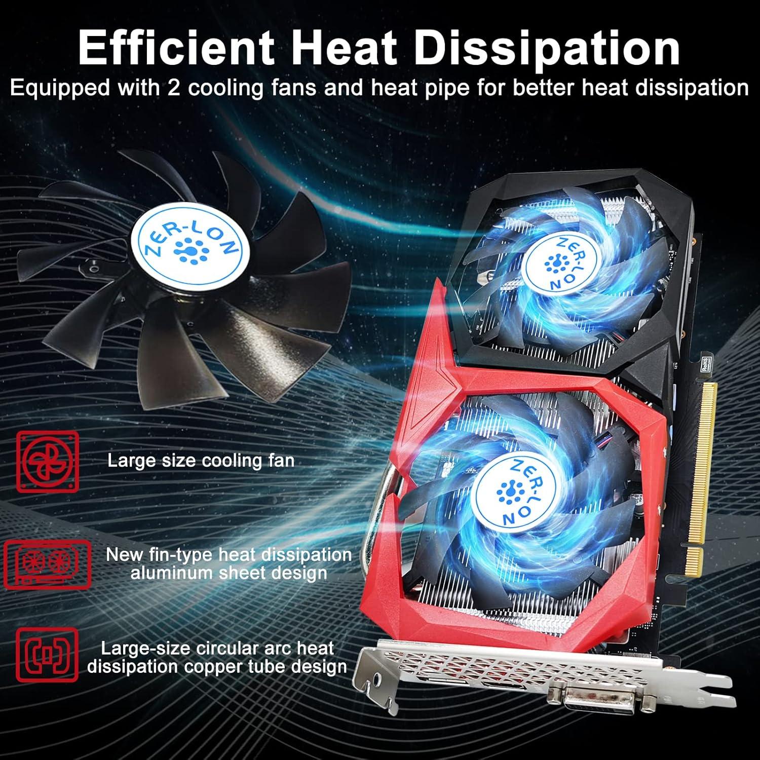 Tarjeta Gráfica ZER-LON GeForce GTX 1660 Super 6GB 4K