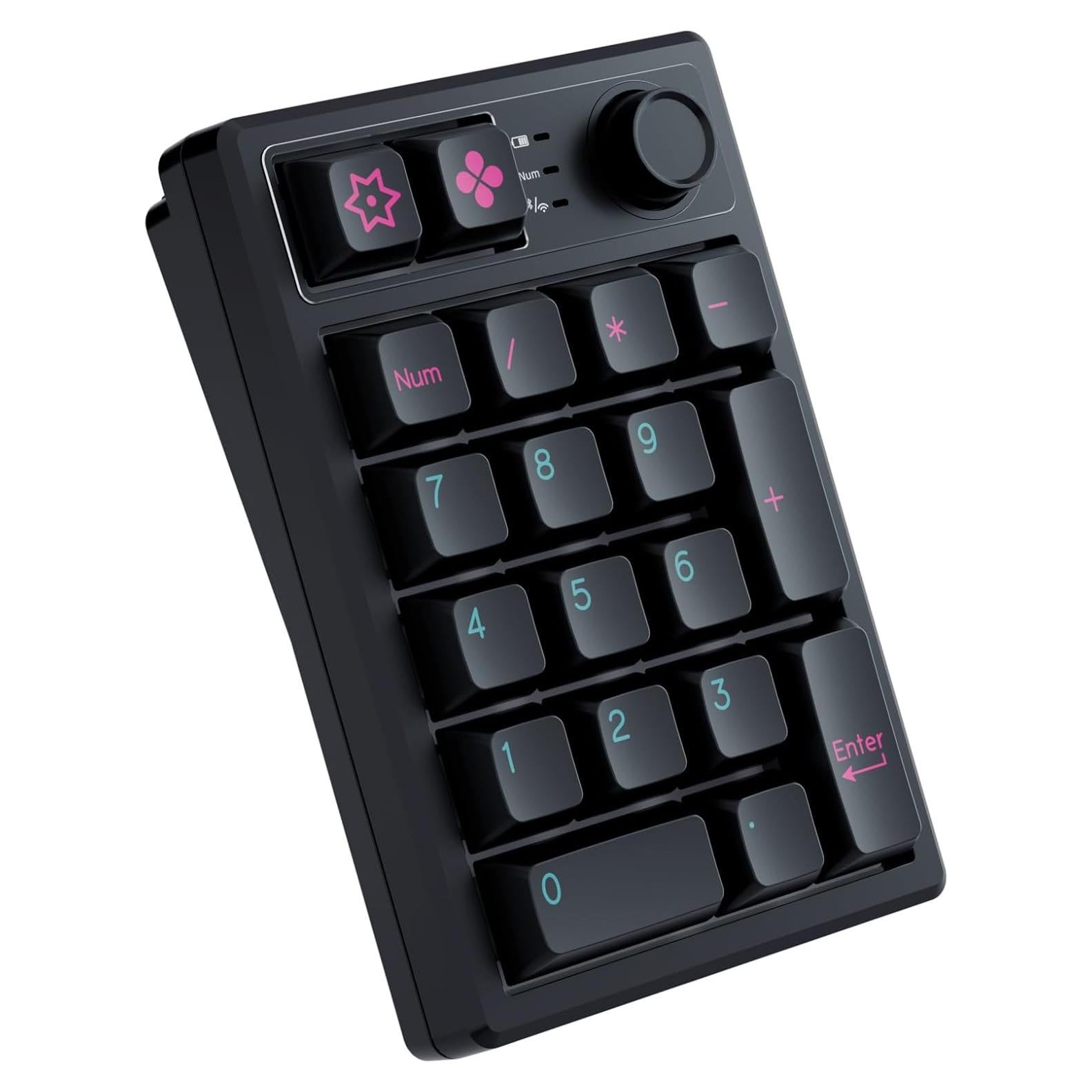 Teclado Numérico Inalámbrico K19 Bluetooth RGB 331g