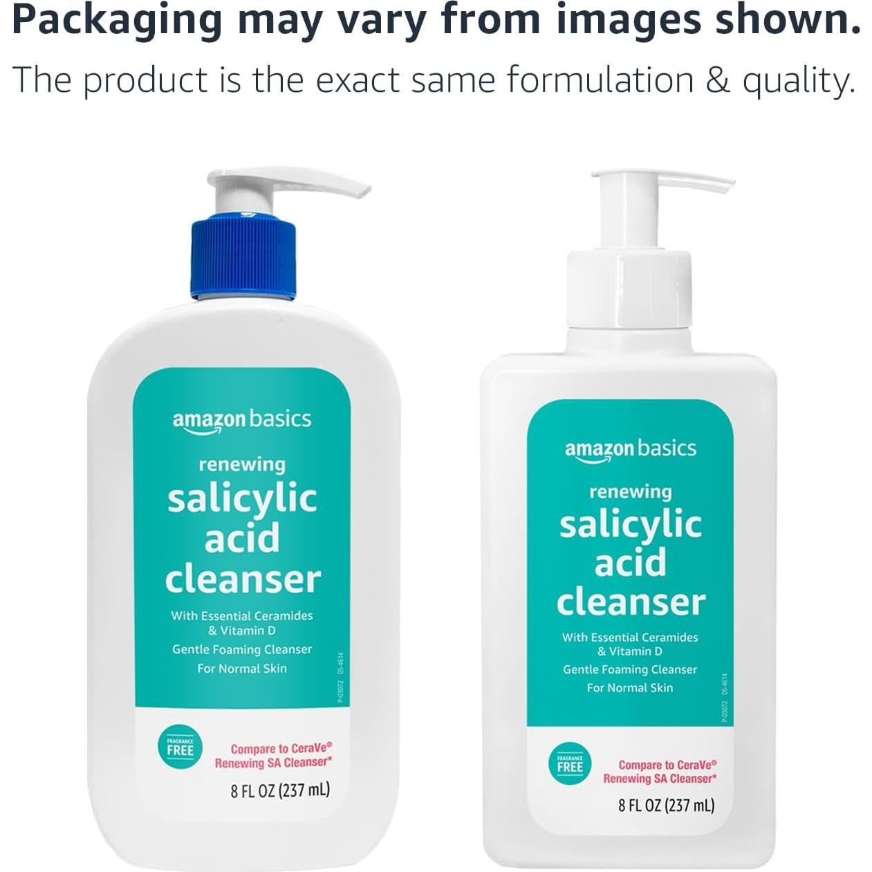 Limpiador Facial Amazon Basics - Ácido Salicílico 236 ml