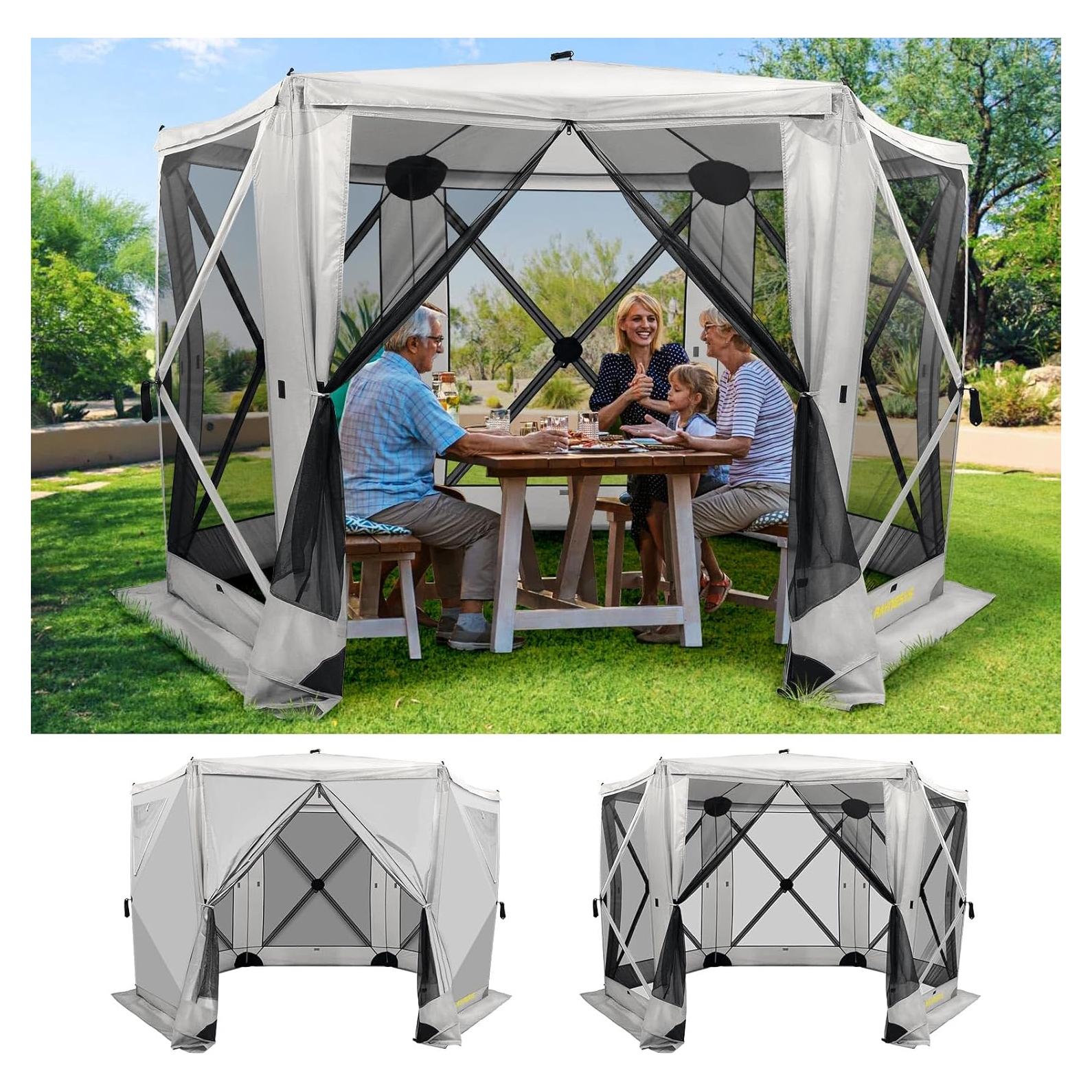 Carpa Gazebo Plegable Raynesys 2.9x2.9m para 6-8 Personas