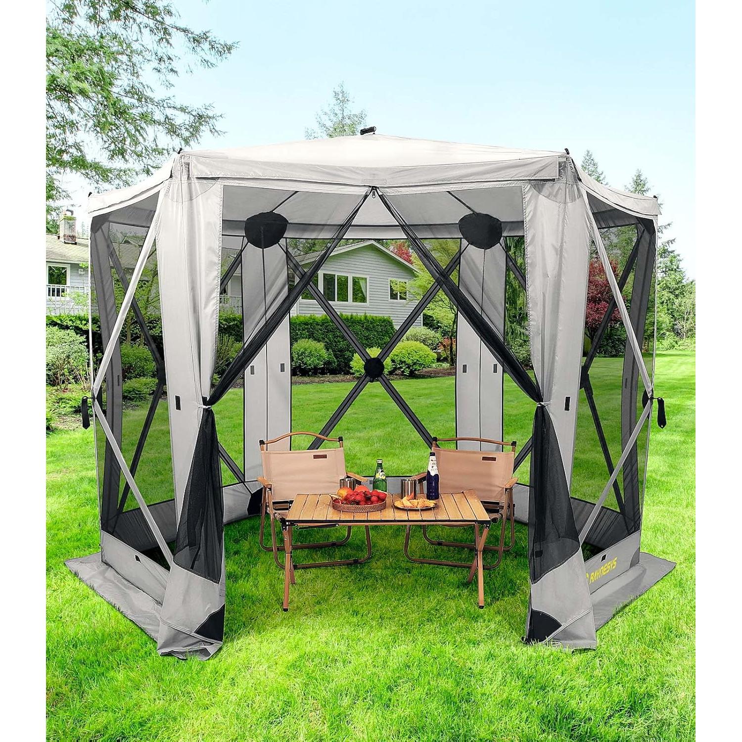 Carpa Gazebo Plegable Raynesys 2.9x2.9m para 6-8 Personas