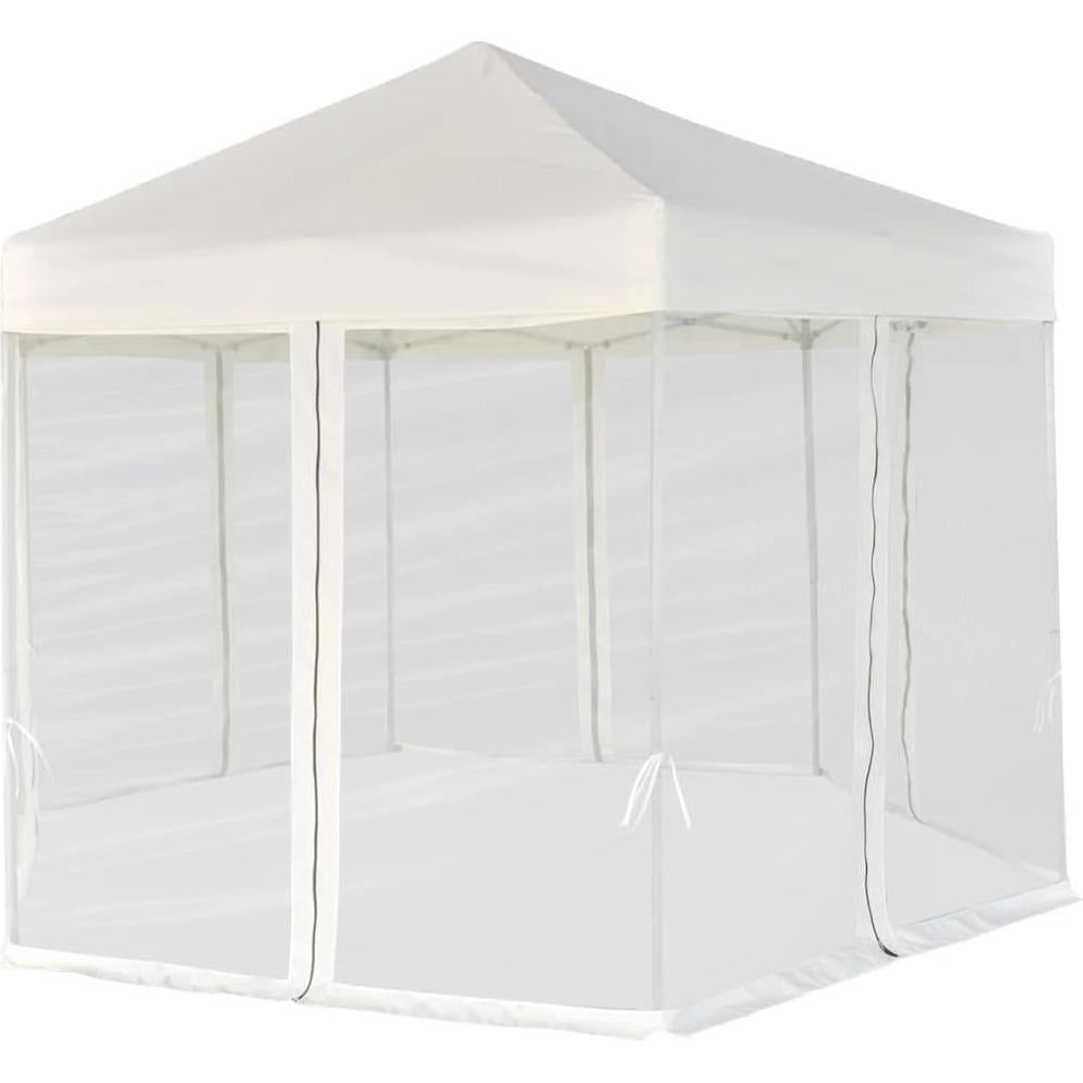 Gazebo Plegable Hexagonal KTHLBRH 3.6m x 3.1m Resistente