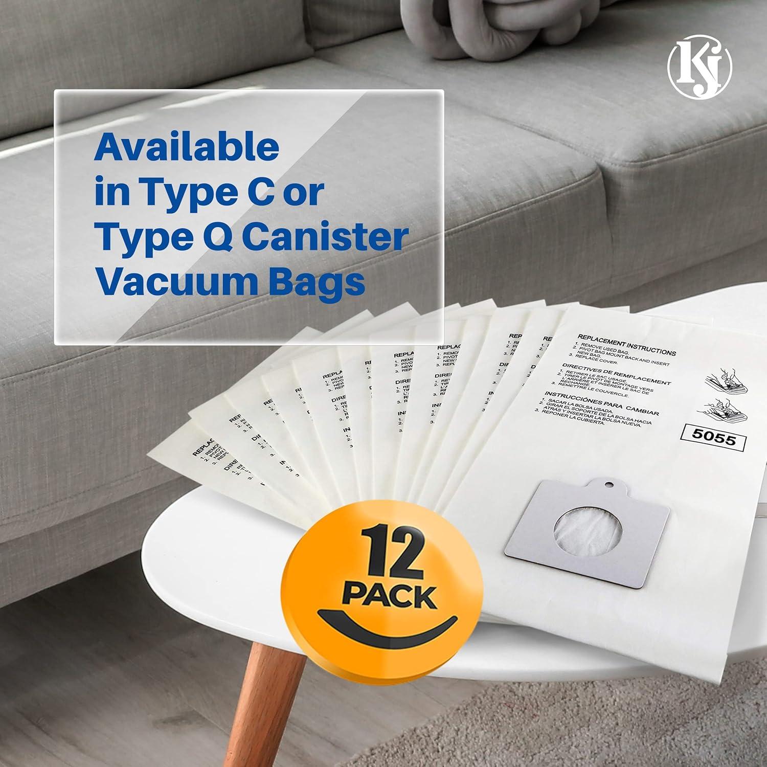 Bolsas de Vacío K&J para Aspiradoras Kenmore y Panasonic