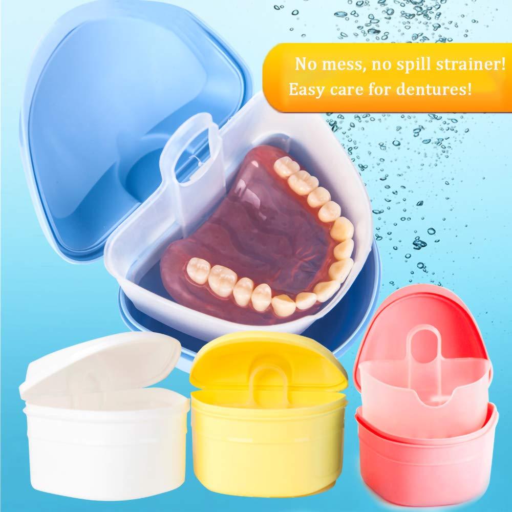 Caja de Baño para Dentaduras THINKPRICE 15x11cm 2 Piezas