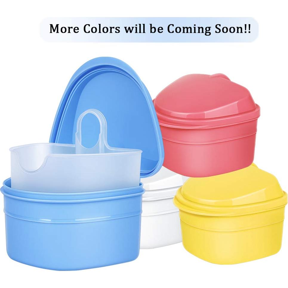 Caja de Baño para Dentaduras THINKPRICE 15x11cm 2 Piezas