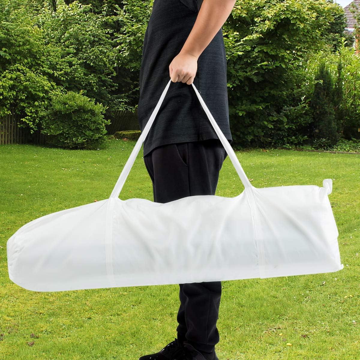 Carpa Tangkula 3x6m Blanca para Fiesta con Paredes Removibles