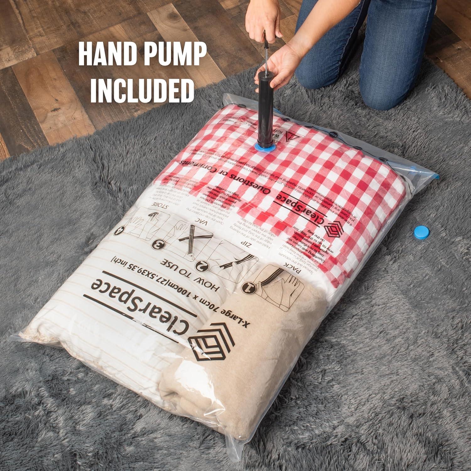 Bolsas de Sellado al Vacío ClearSpace 10 Grandes 60x81 cm