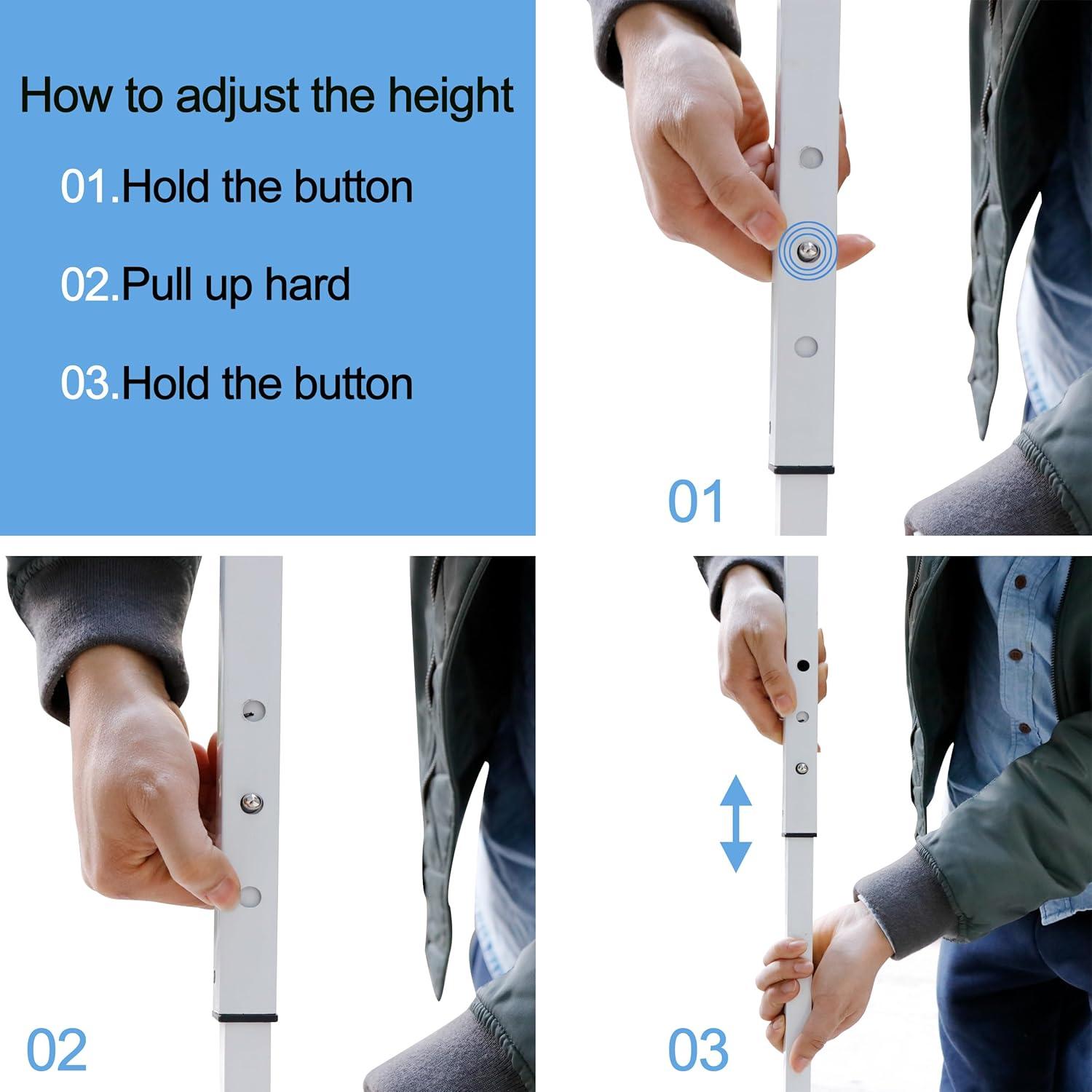 Carpa Plegable ZENY 3x3m Gris Impermeable con Altura Ajustable