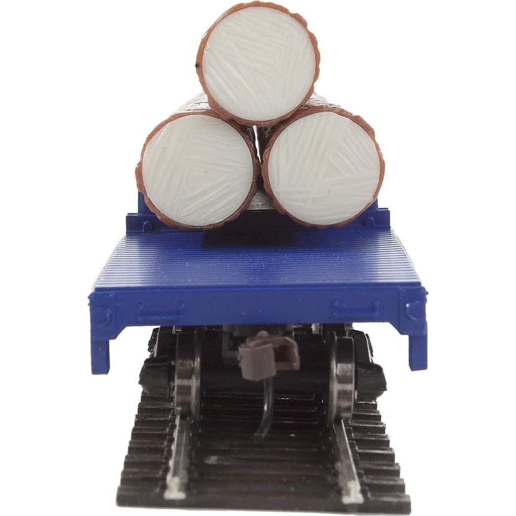 Carro Volquete de Troncos Walthers HO Alaska Railroad 3 Troncos