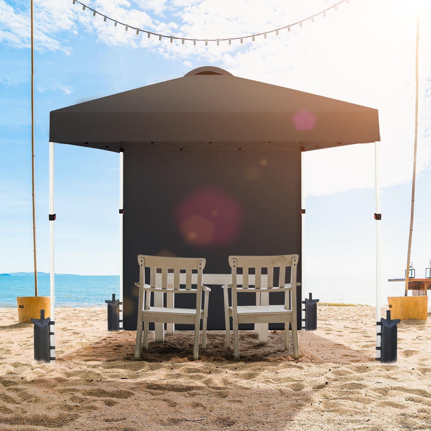 Carpa Plegable SAILARY 10x10 Resistente al Agua Negra