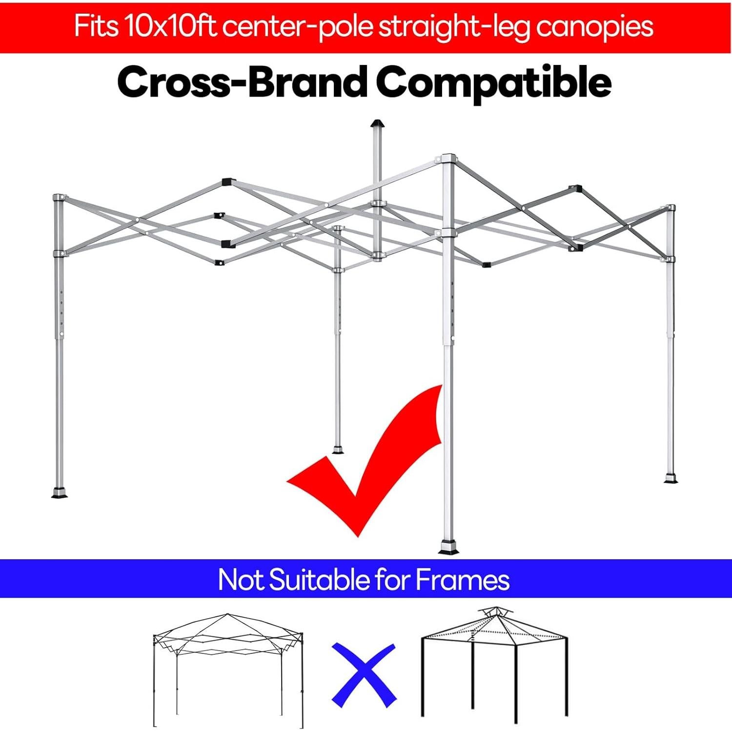 Cubierta Superior Carpa Plegable 10x10 KaKuEike Impermeable