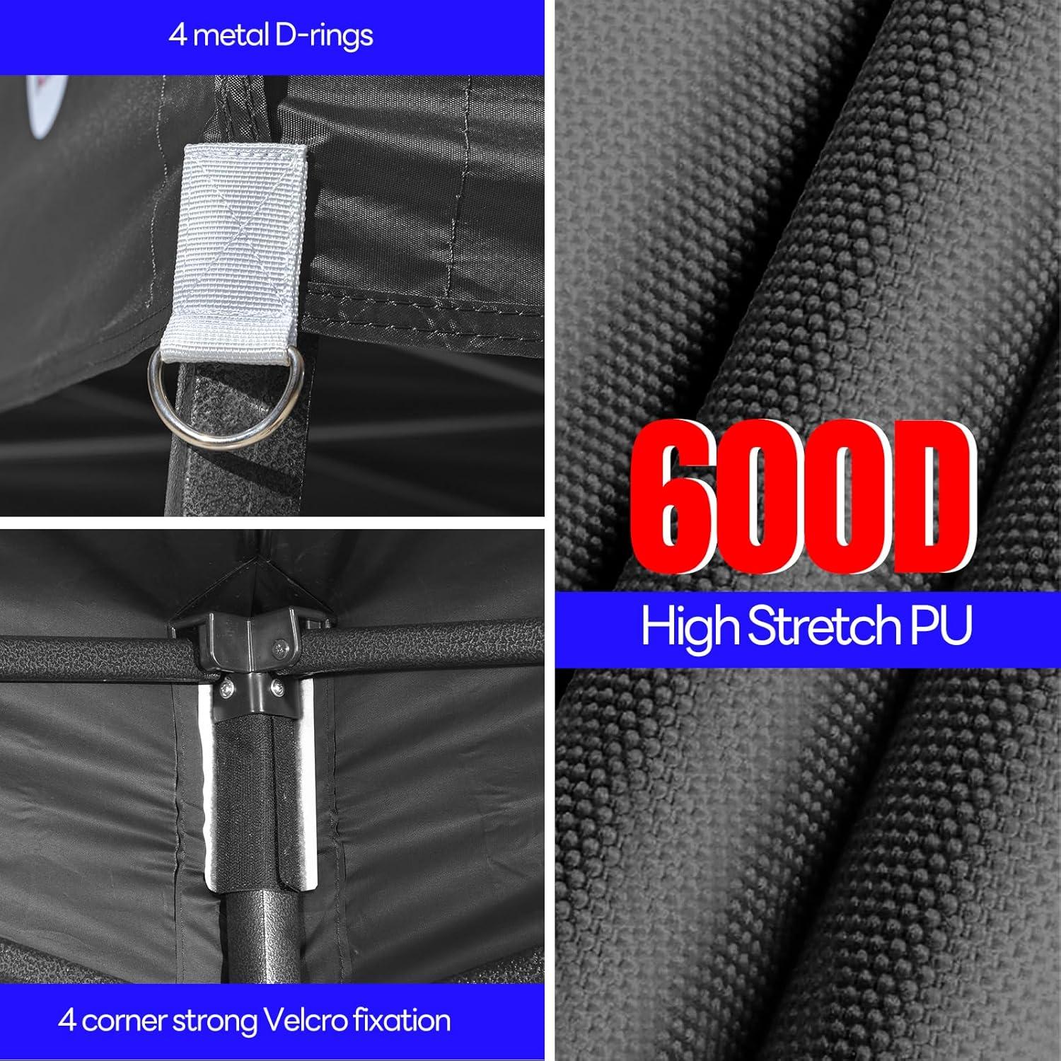 Cubierta Superior Carpa Plegable 10x10 KaKuEike Impermeable