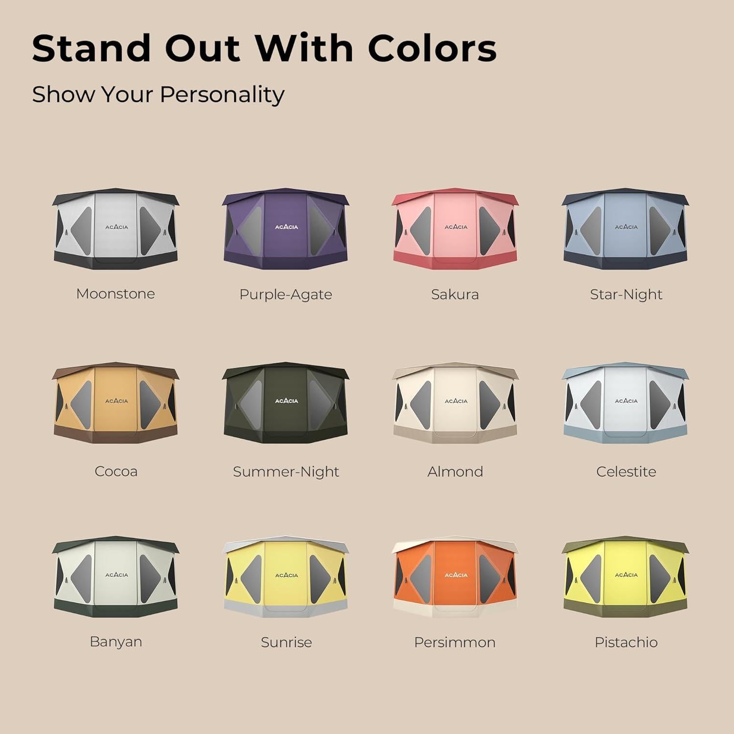 Tienda de Camping Pop Up ACACIA Space Acacia 2-3 Personas