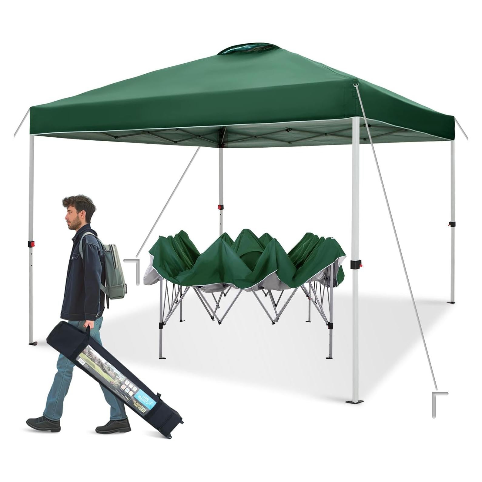 Tienda Canopy Plegable 3.05x3.05m GREEN PARTY - Verde
