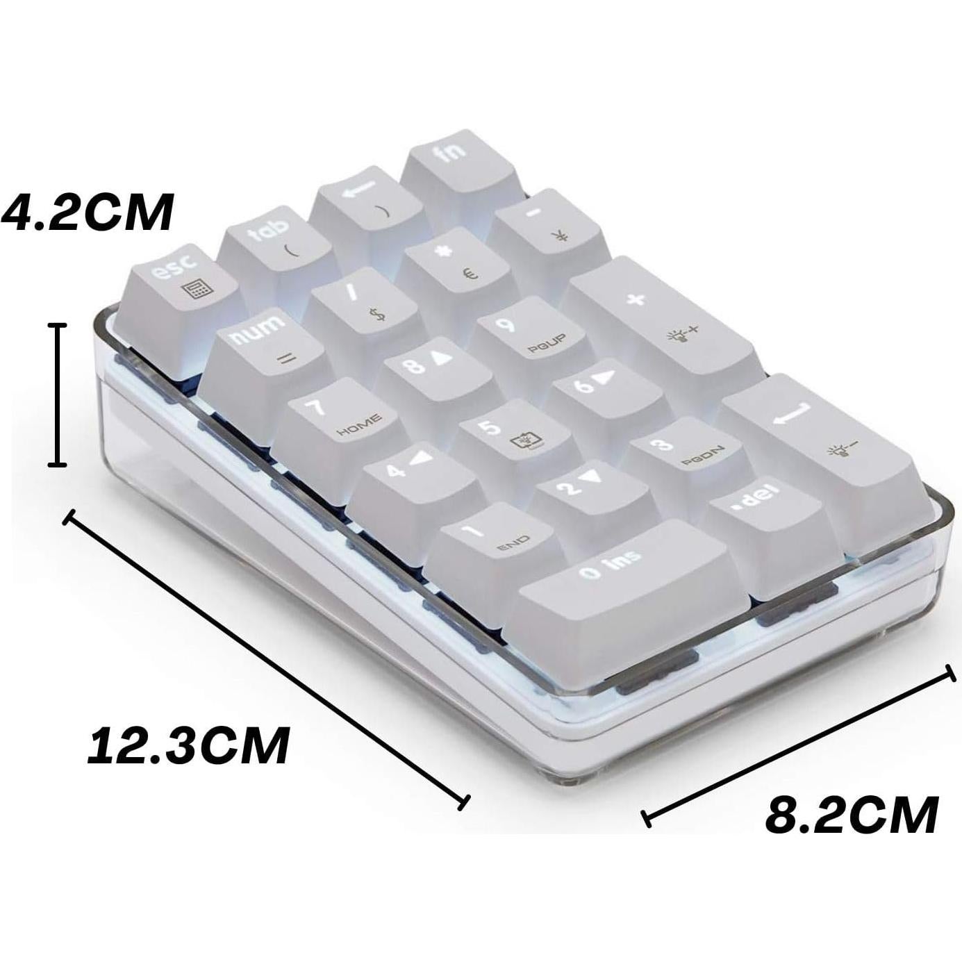 Teclado Numérico Mecánico Levieny 21 Teclas USB Retroiluminado