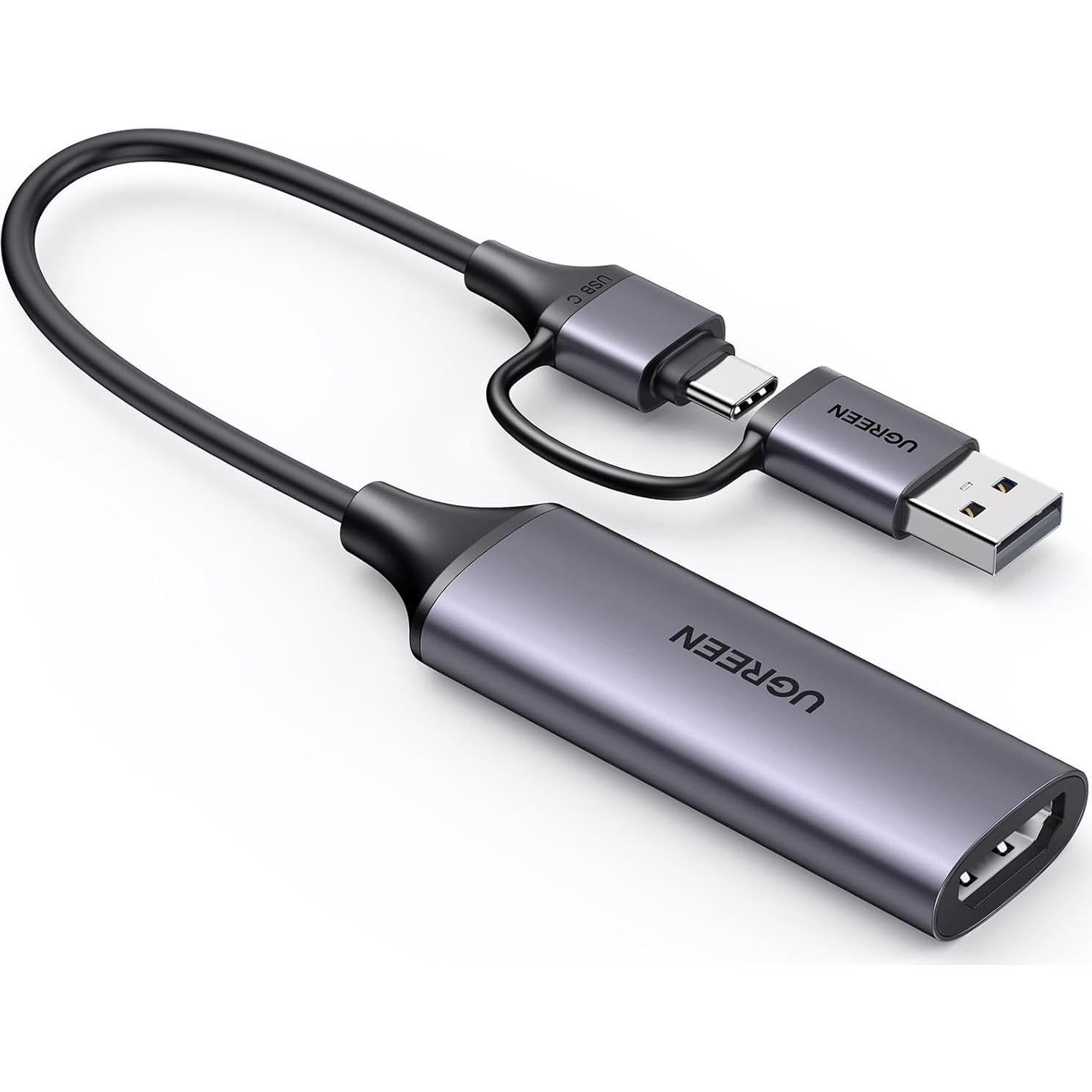 Tarjeta de Captura UGREEN HDMI a USB 1080P 60FPS para Streaming