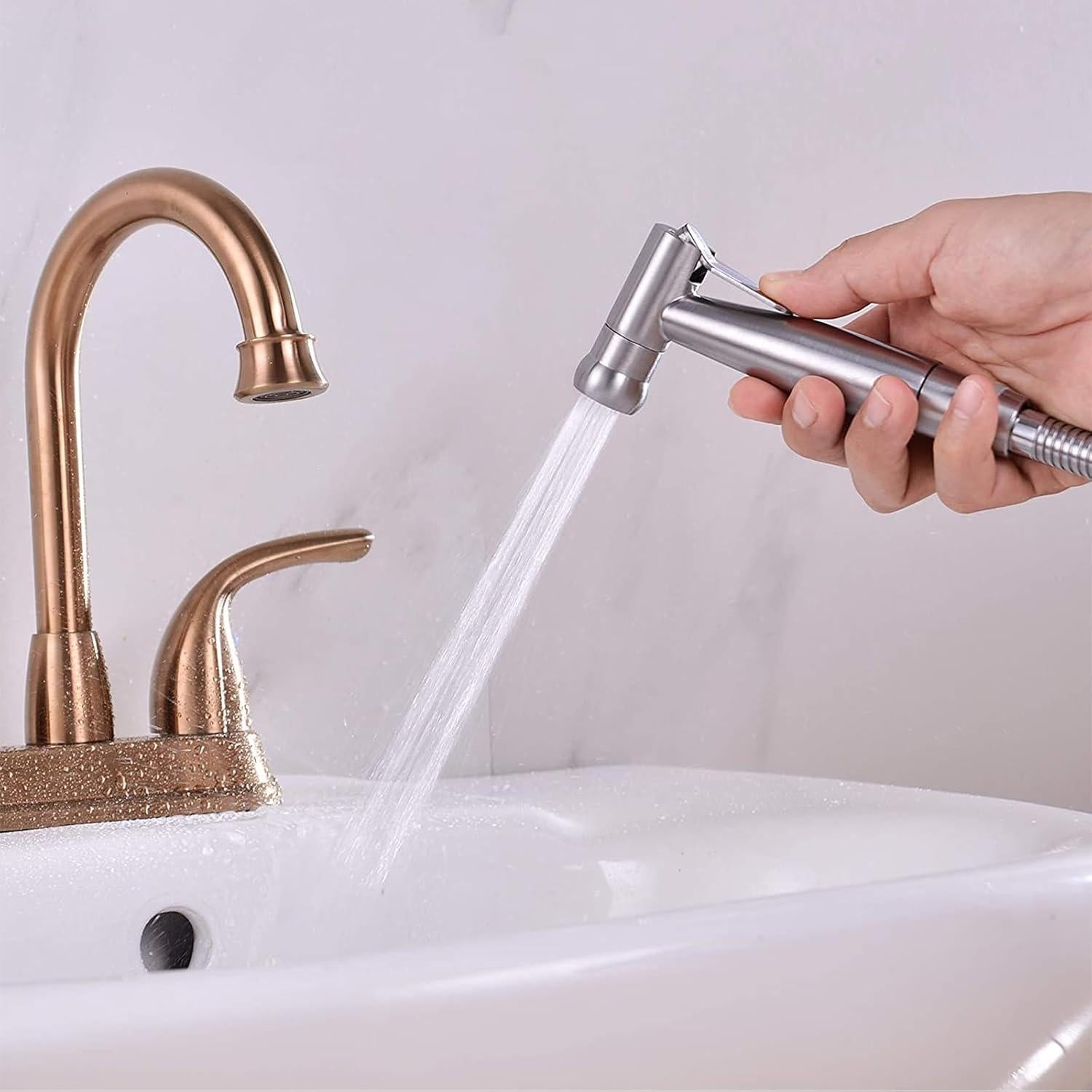 Rociador de Bidet de Mano ABSOK Acero Inoxidable Fácil Instalación
