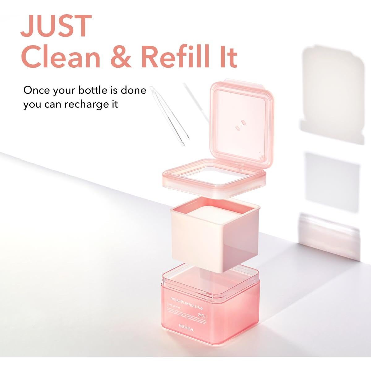 Almohadillas de Ampoule de Colágeno Mediheal - 100 Unidades