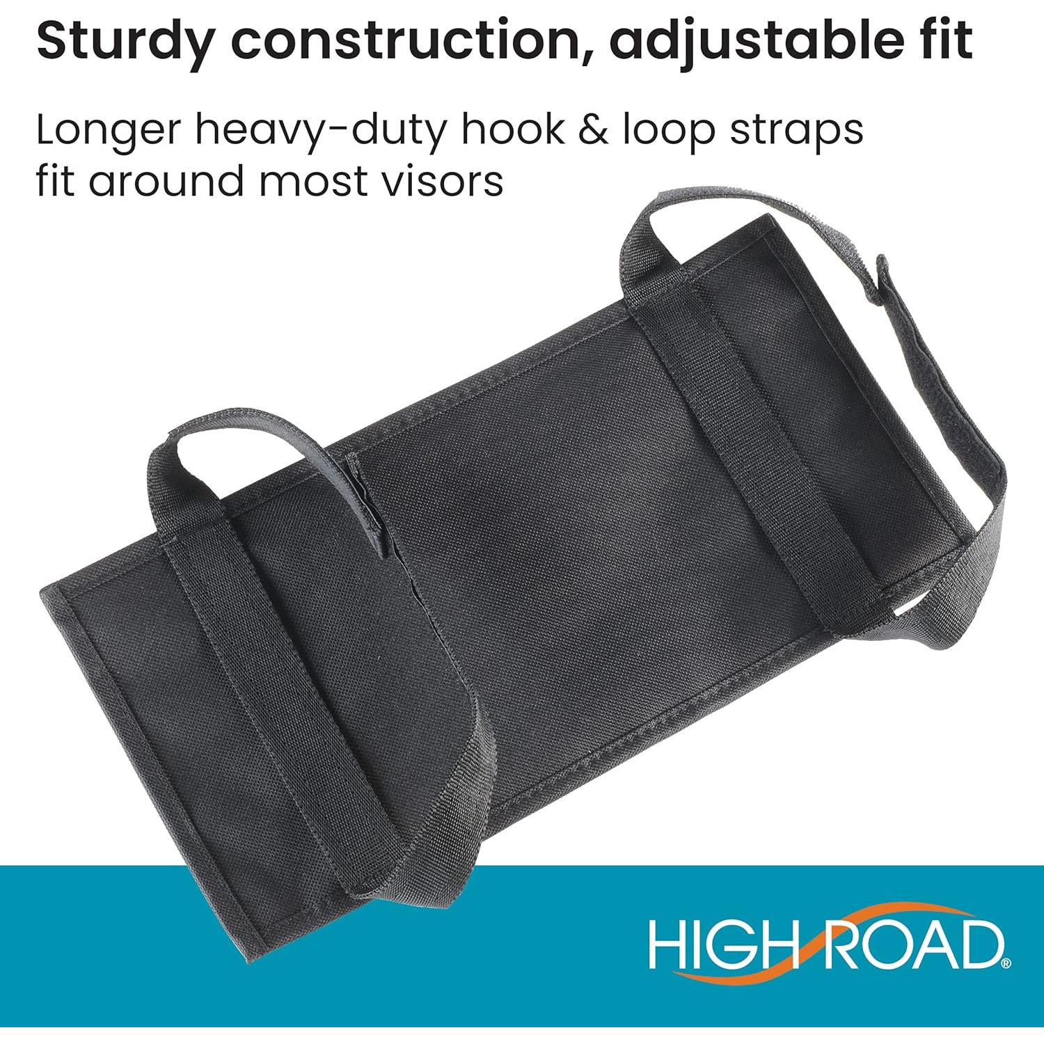 Organizador de Visera de Coche High Road PVBLACK - 2 Bolsillos