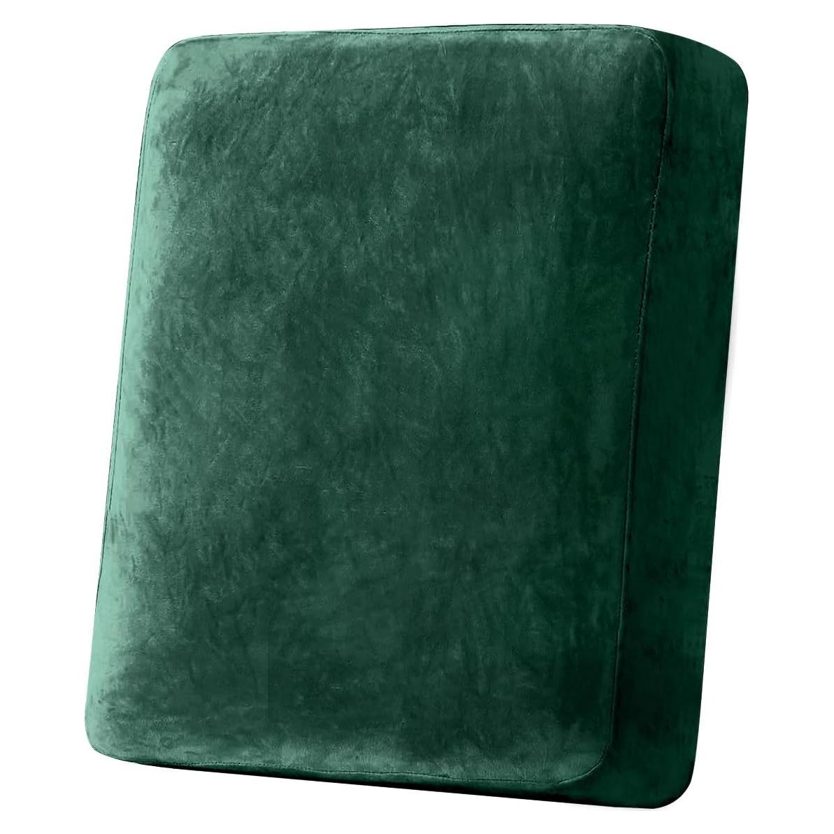 Funda de Sofá de Terciopelo Taque Verde Navidad 1 Pieza Lavable