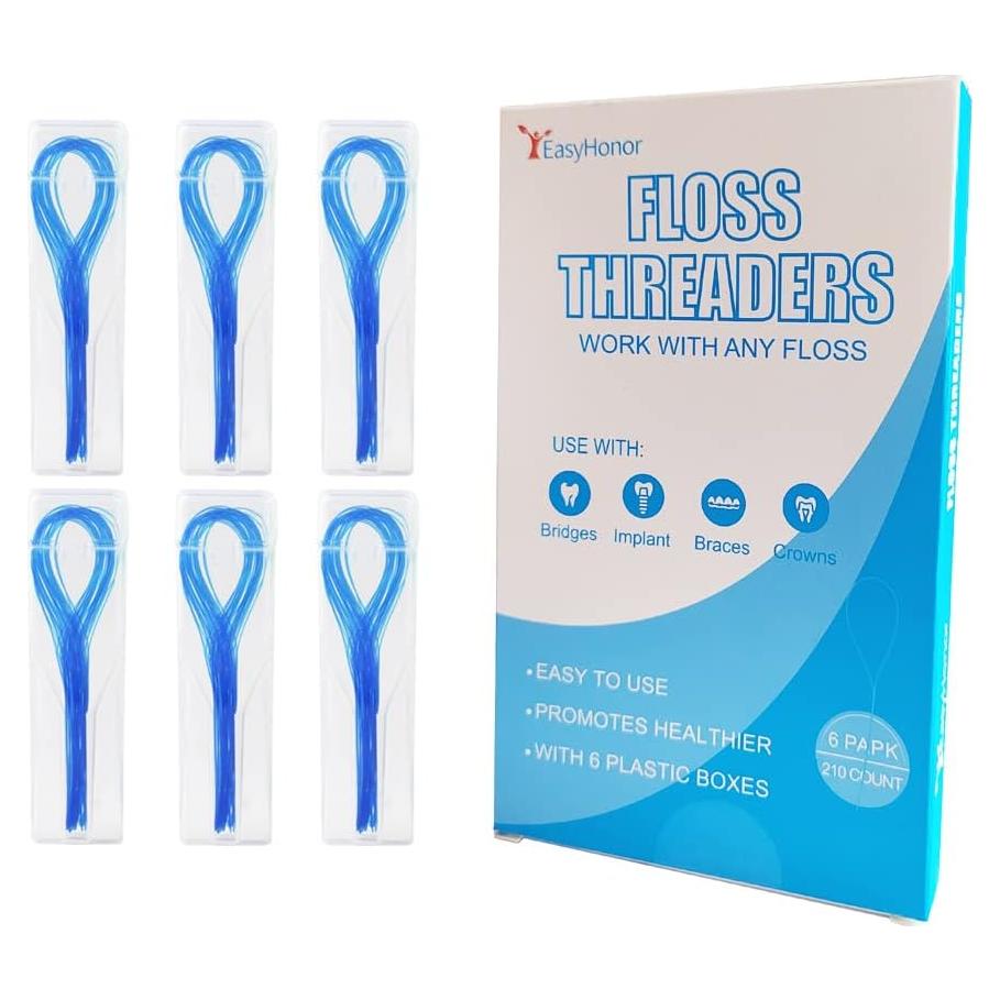 Hilo Dental EasyHonor para Brackets y Puentes - 210 Piezas