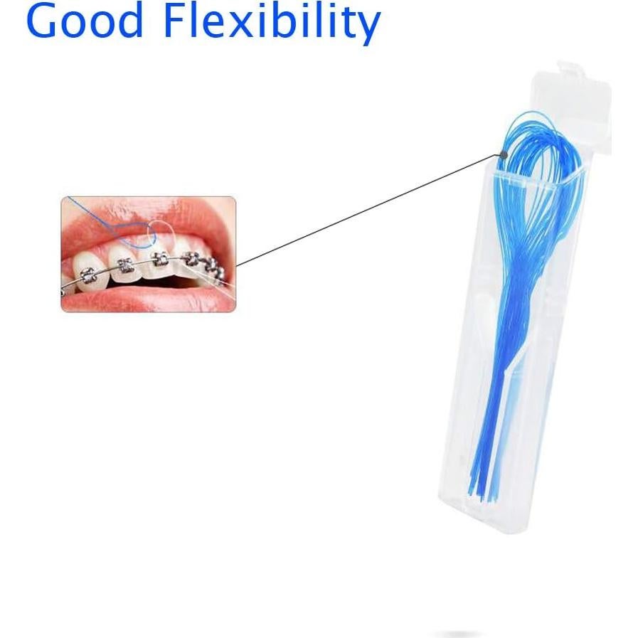 Hilo Dental EasyHonor para Brackets y Puentes - 210 Piezas