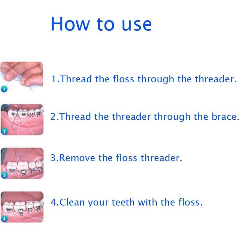 Hilo Dental EasyHonor para Brackets y Puentes - 210 Piezas