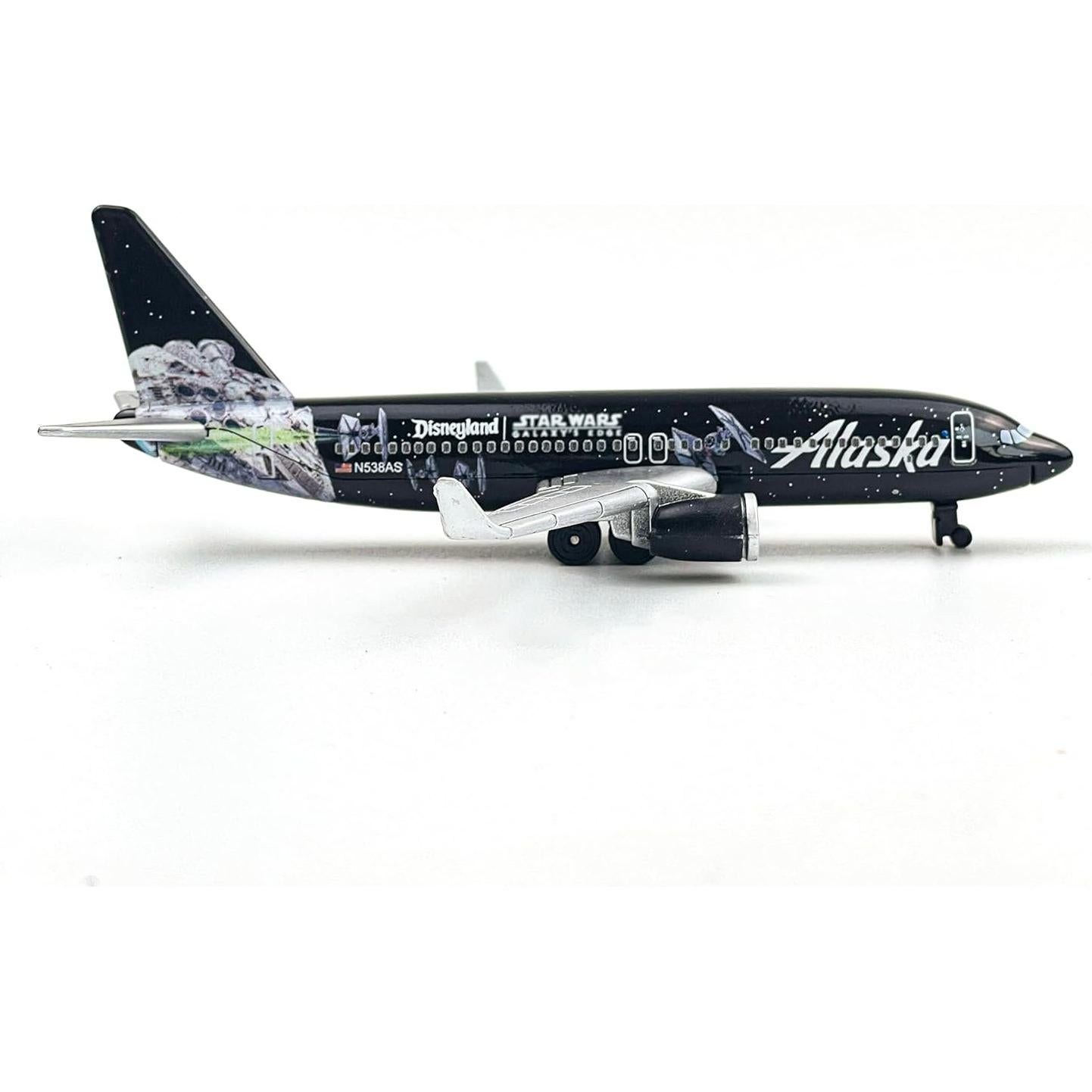 Modelo de Avión WngAur Negro 15.24 cm Decorativo
