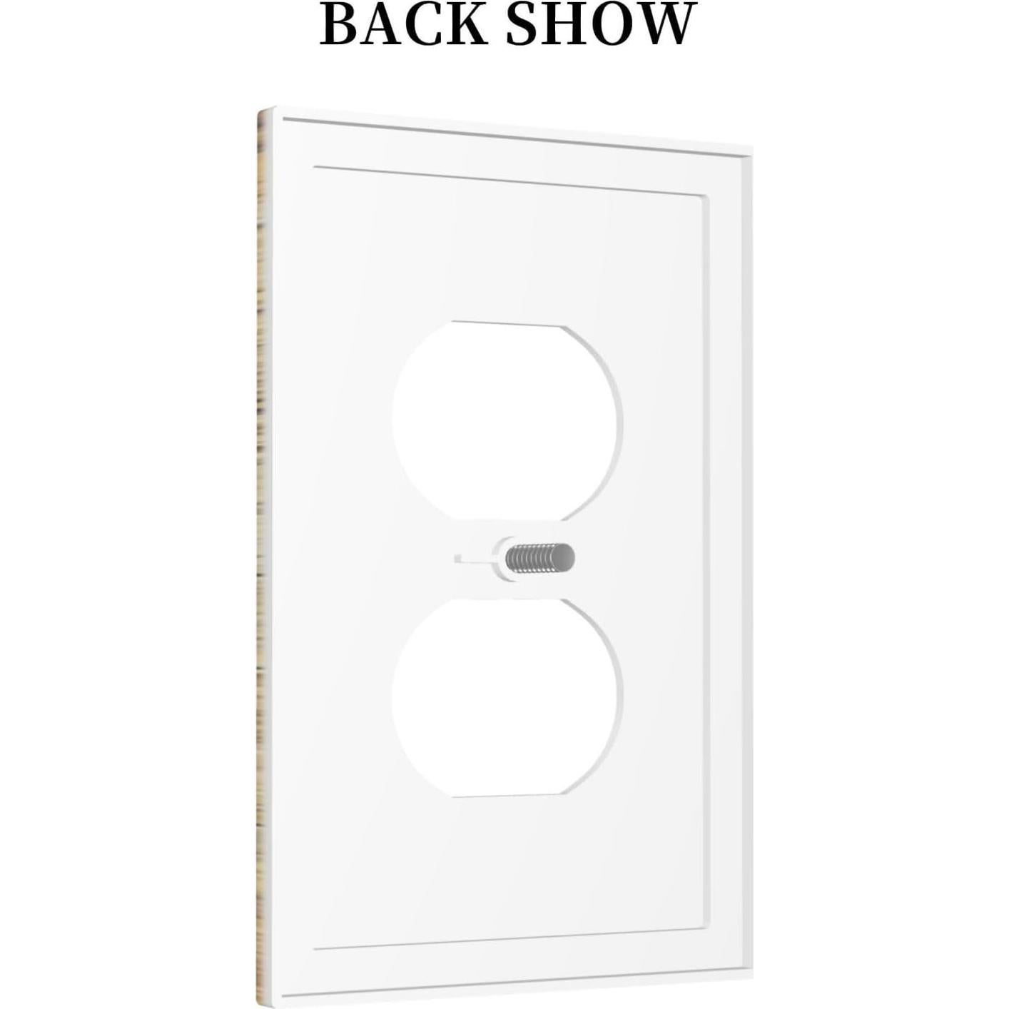 Placa de Interruptor Decorativa Yamxbfa 1 Gang Mapa Náutico Vintage