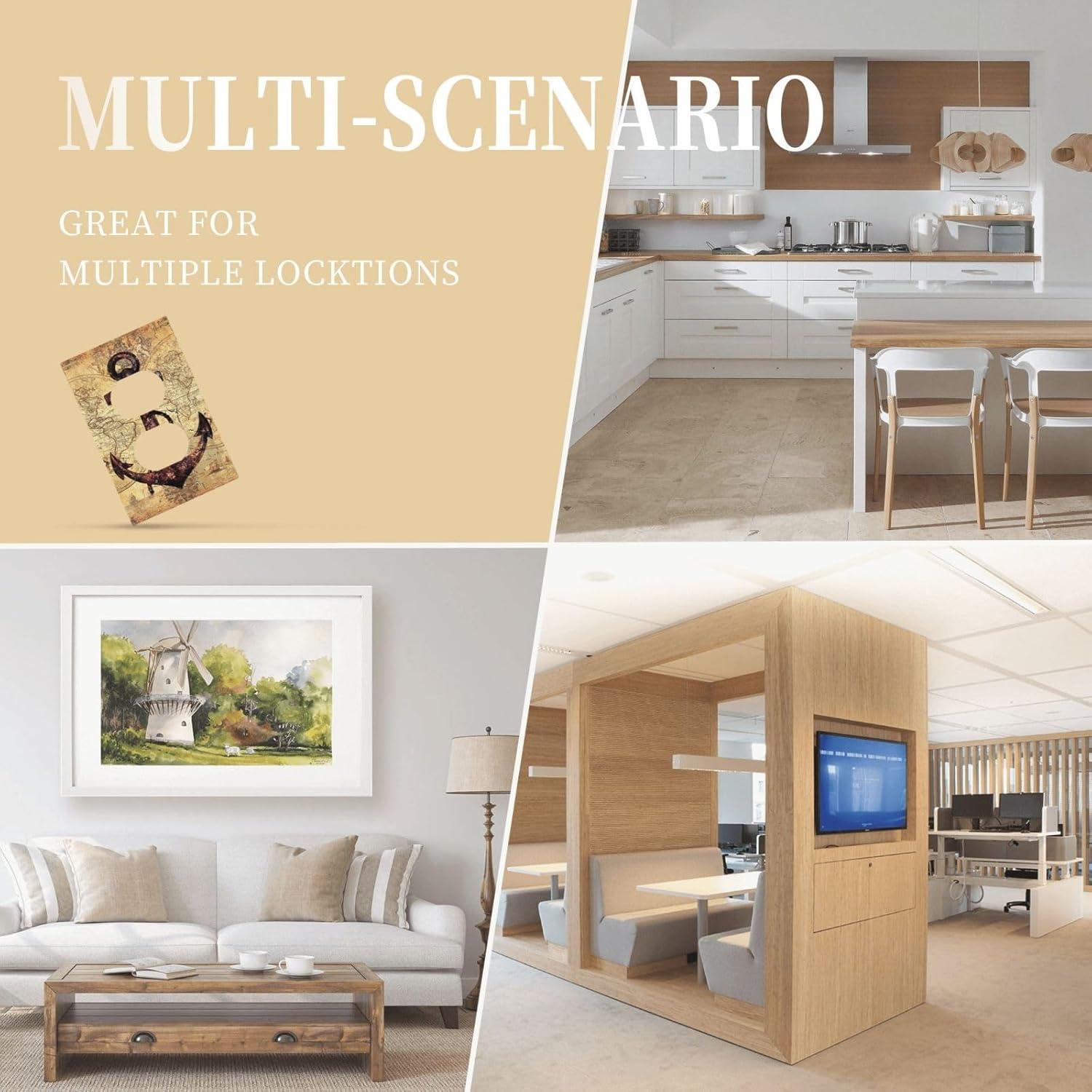 Placa de Interruptor Decorativa Yamxbfa 1 Gang Mapa Náutico Vintage