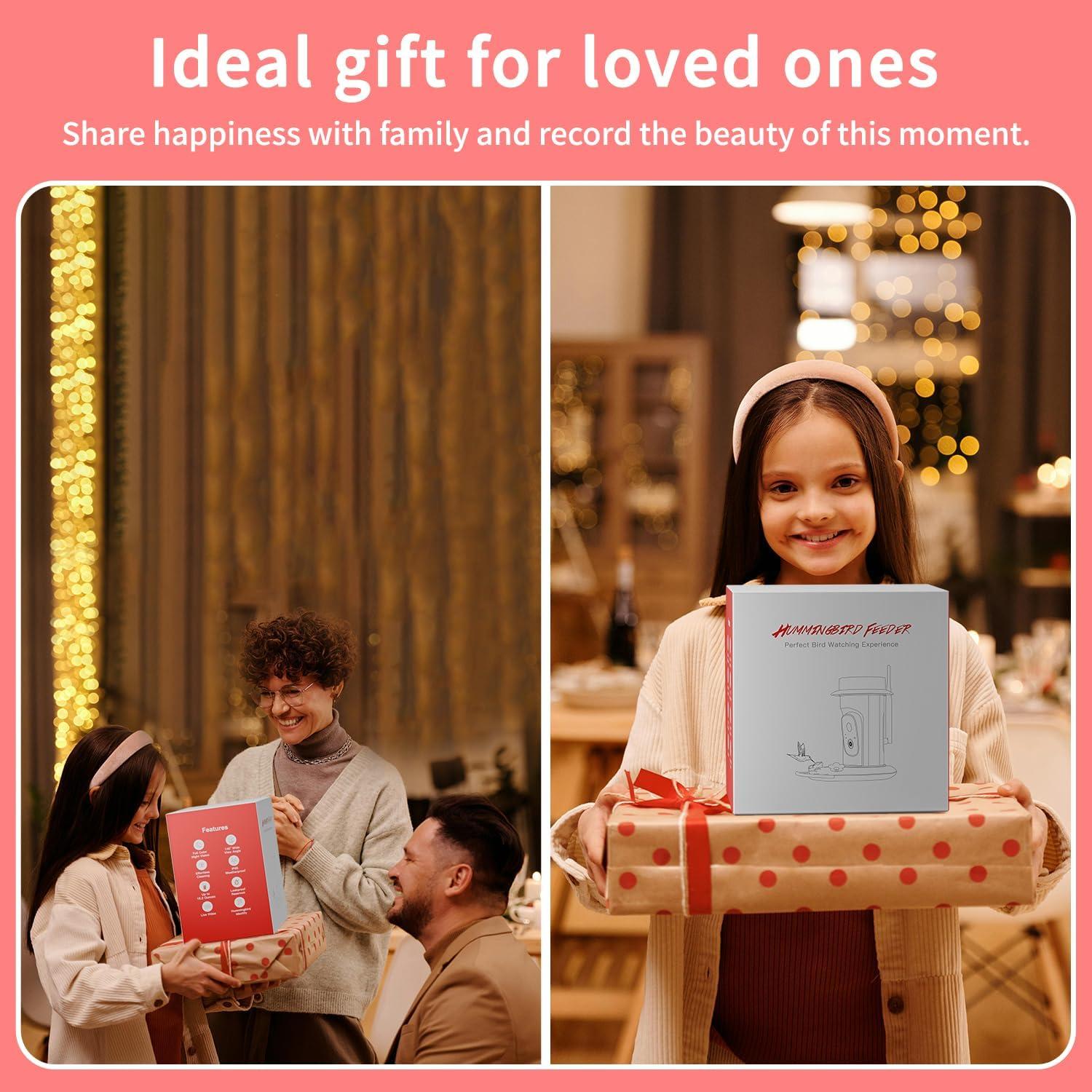 Comedero Solar para Colibríes VKfoy con Cámara 2K y IA