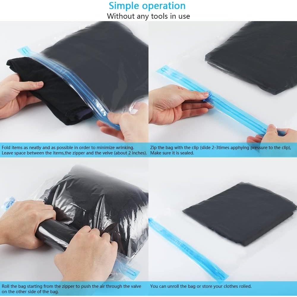 Paquete de 10 Bolsas de Ahorro Espacio KFYM 4xS 3xM 3xL