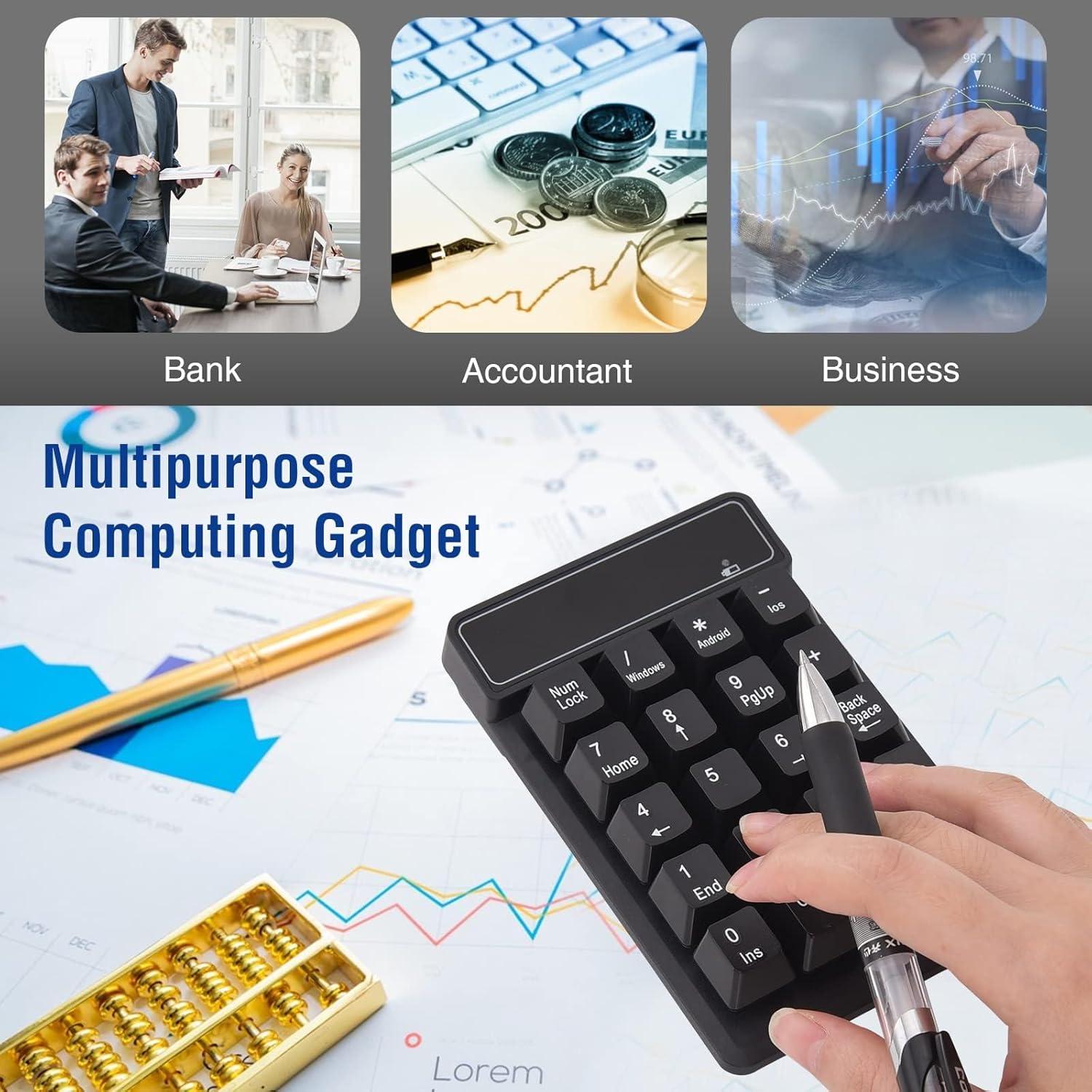 Teclado Numérico Bluetooth RaceGT 19 Teclas Inalámbrico