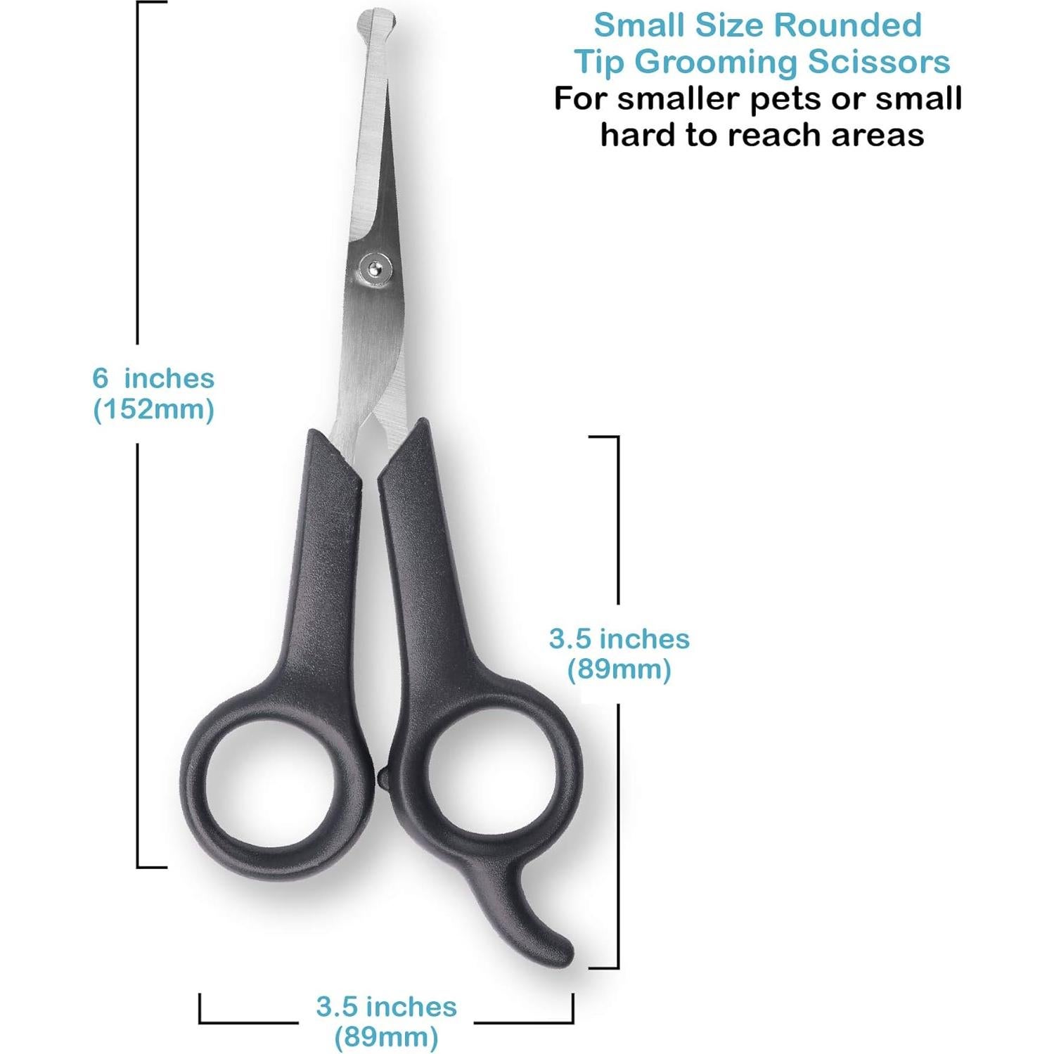 Set de Tijeras de Aseo para Mascotas Pets First - 2 Piezas