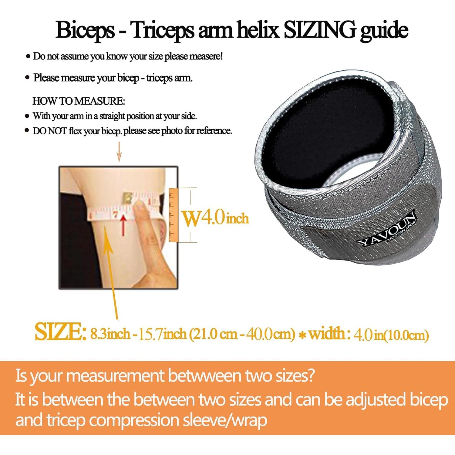 Manga de Compresión YAVOUN para Bíceps y Tríceps - Alivio Dolor