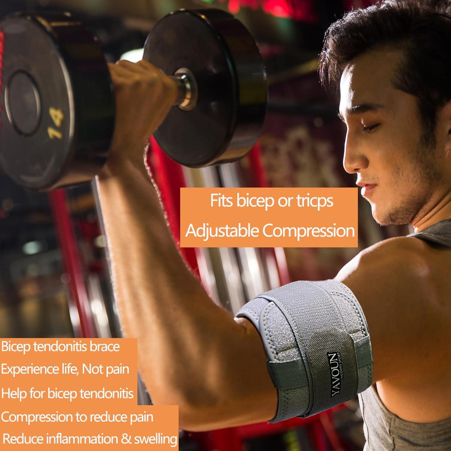 Manga de Compresión YAVOUN para Bíceps y Tríceps - Alivio Dolor