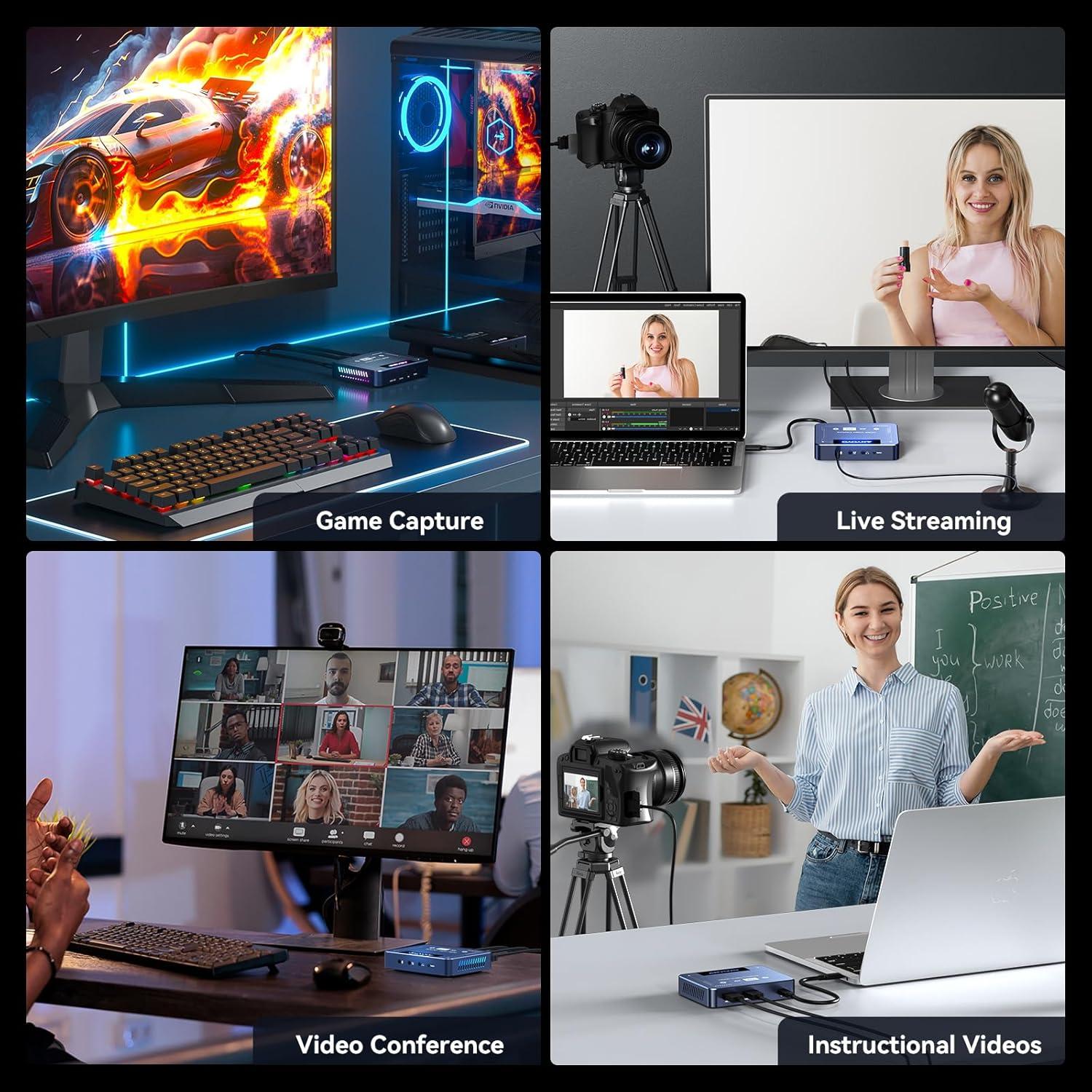 Tarjeta de Captura HDMI ANYOYO VC-009PRO 4K@60FPS