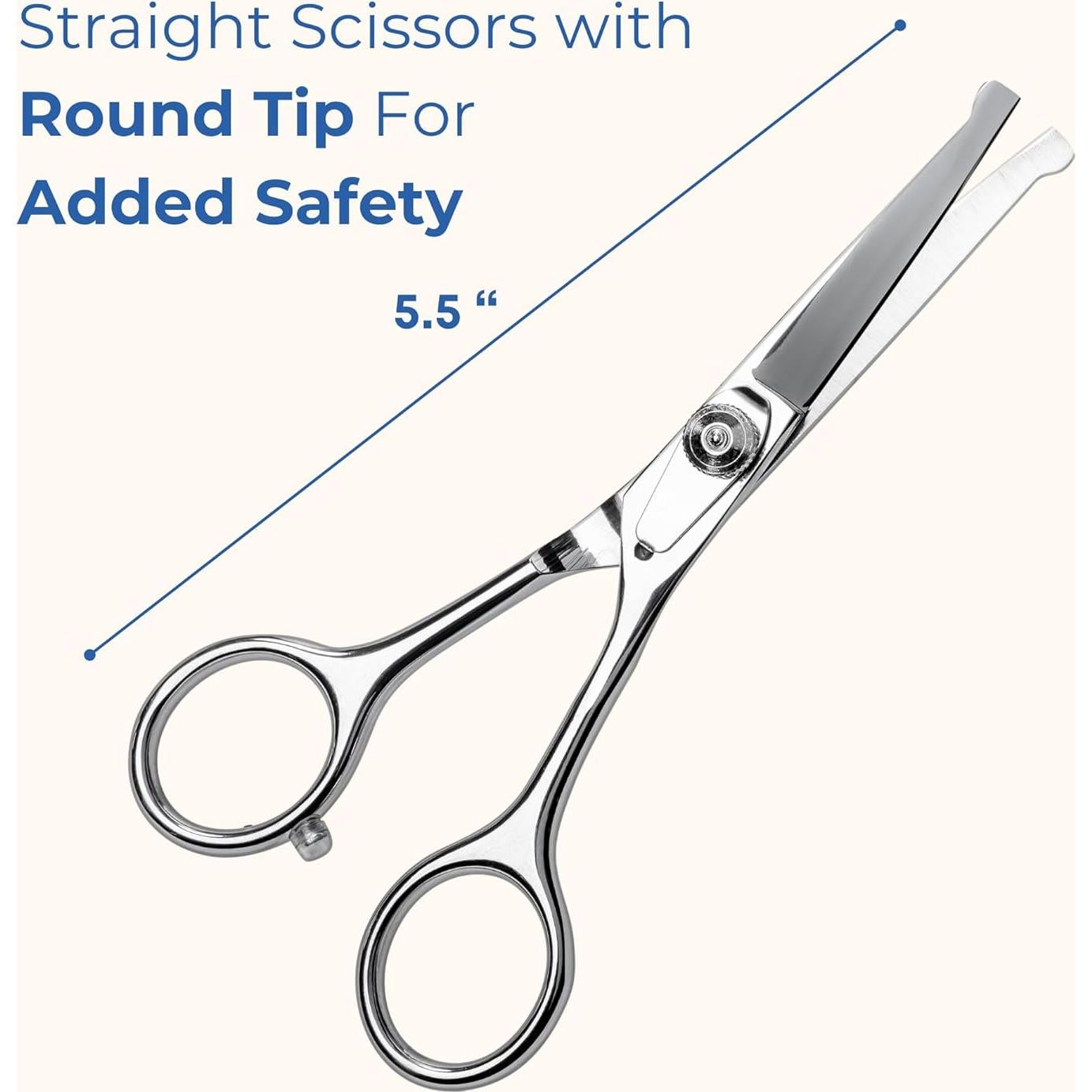 Juego de Tijeras de Acicalar Freshly Bailey - 2 Piezas para Perros y Gatos