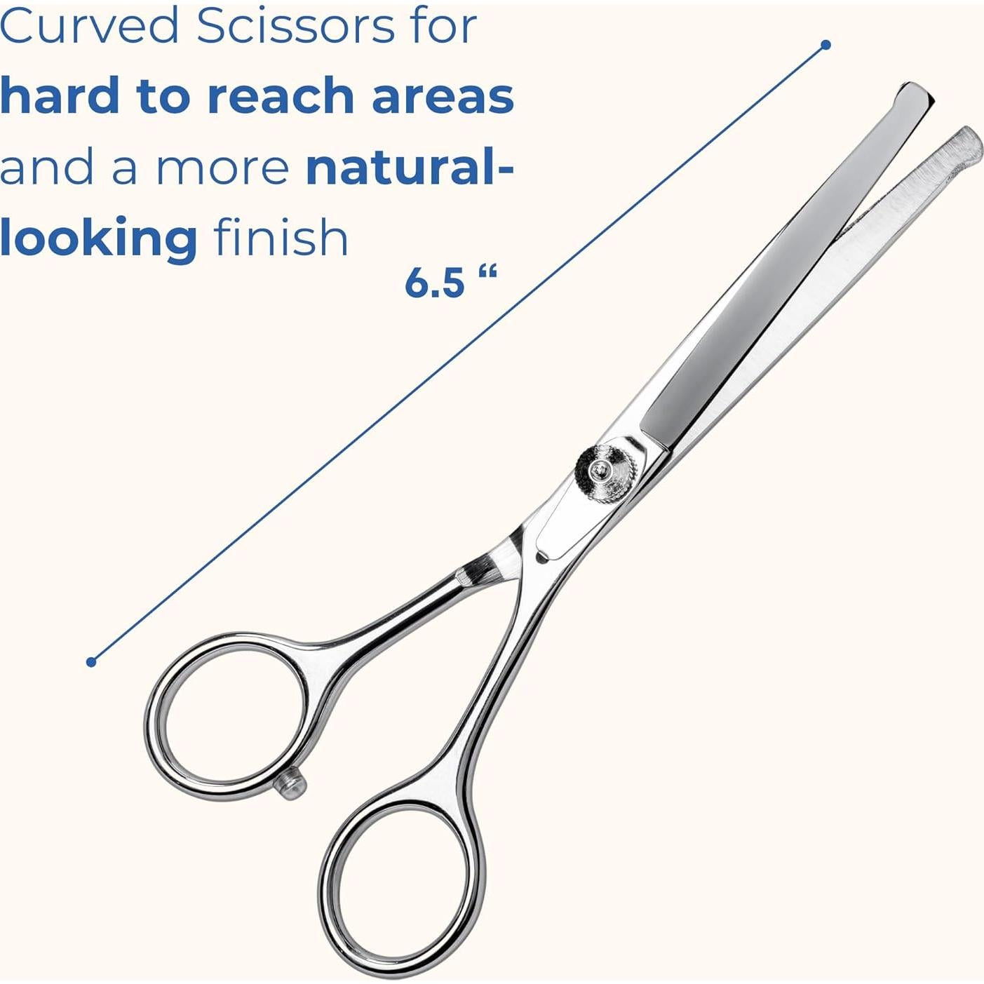 Juego de Tijeras de Acicalar Freshly Bailey - 2 Piezas para Perros y Gatos