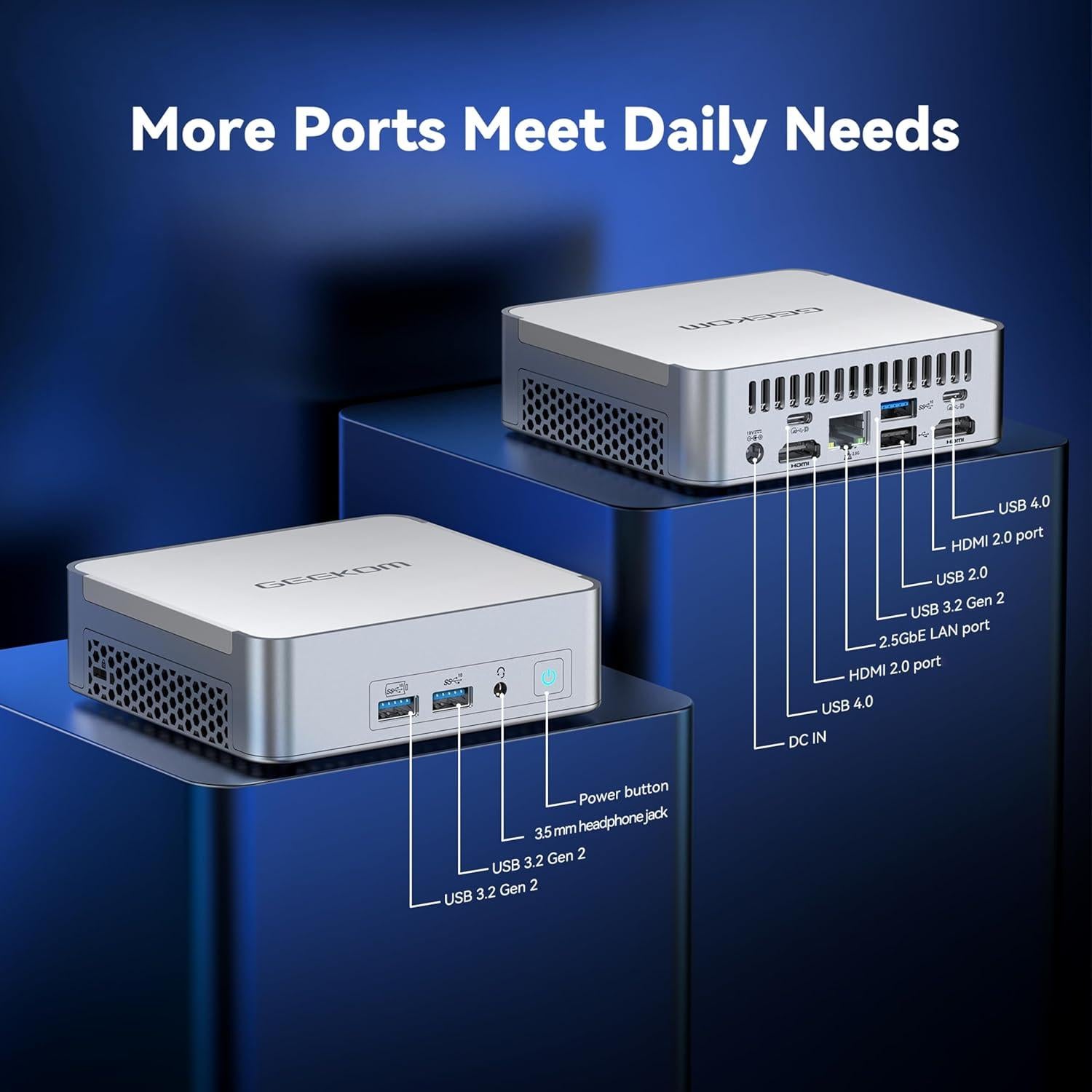 GEEKOM Mini PC XT13 Pro i9-13900H 32GB 2TB SSD 8K