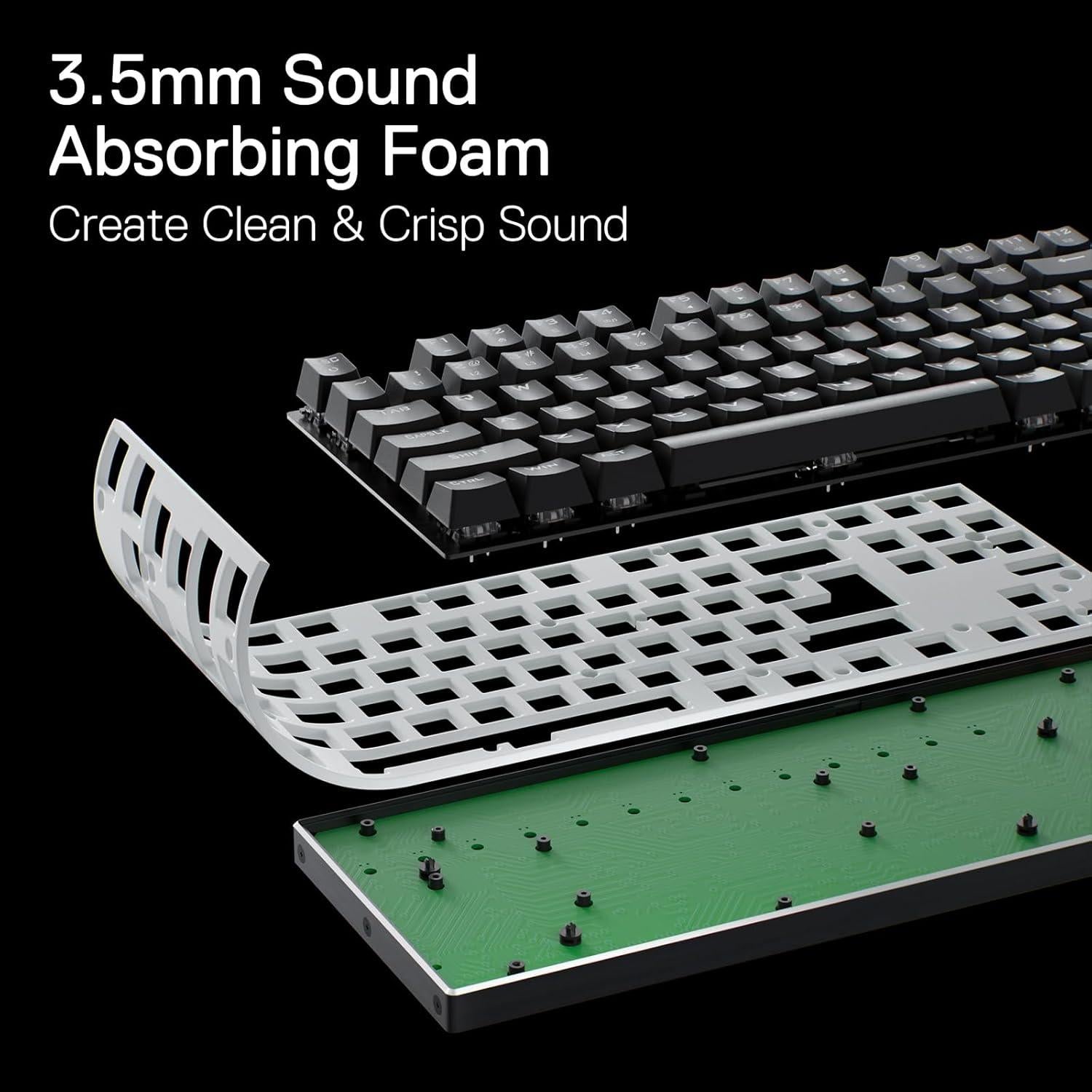 Teclado Gaming Inalámbrico Redragon K660RGB-PRO TKL 87 Teclas